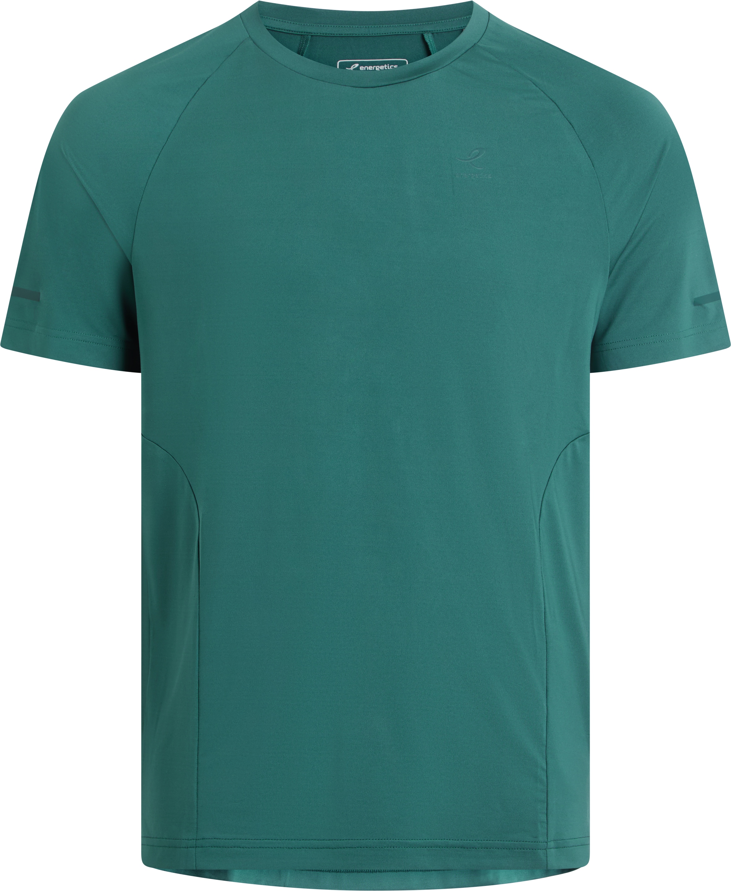 Energetics Laufshirt »HE.-T-SHIRT ELLAZOR II SHORT SLEEVE M« mit kurzen Ärmeln, kragenlos, aus Jersey, hinten länger geschnitten