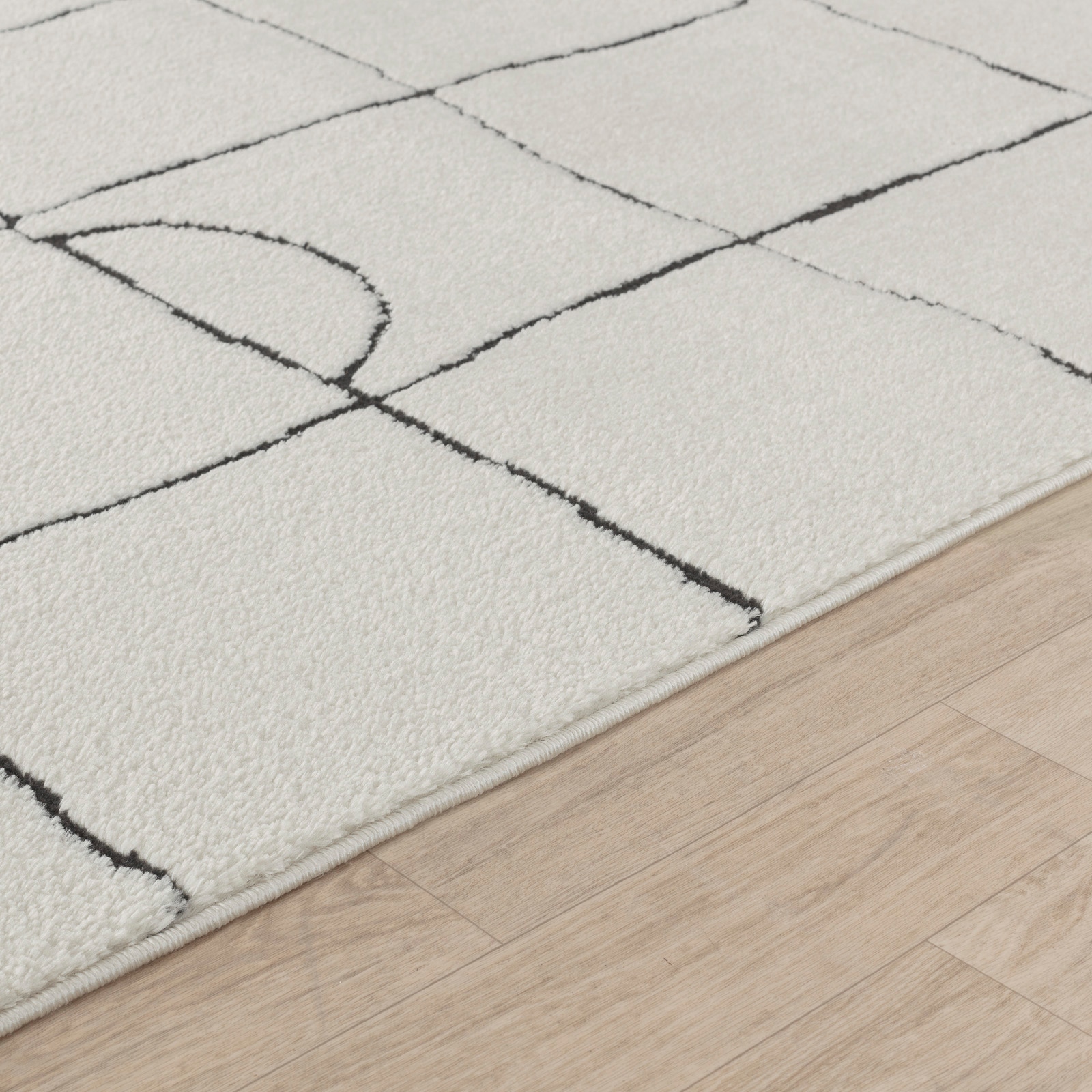 Livabliss Tapis »INCHON« Rectangulaire 14 mm Höhe Skandi Design, Modern Boho Kurzflor Wohnzimmerteppich, Schlafzimmer