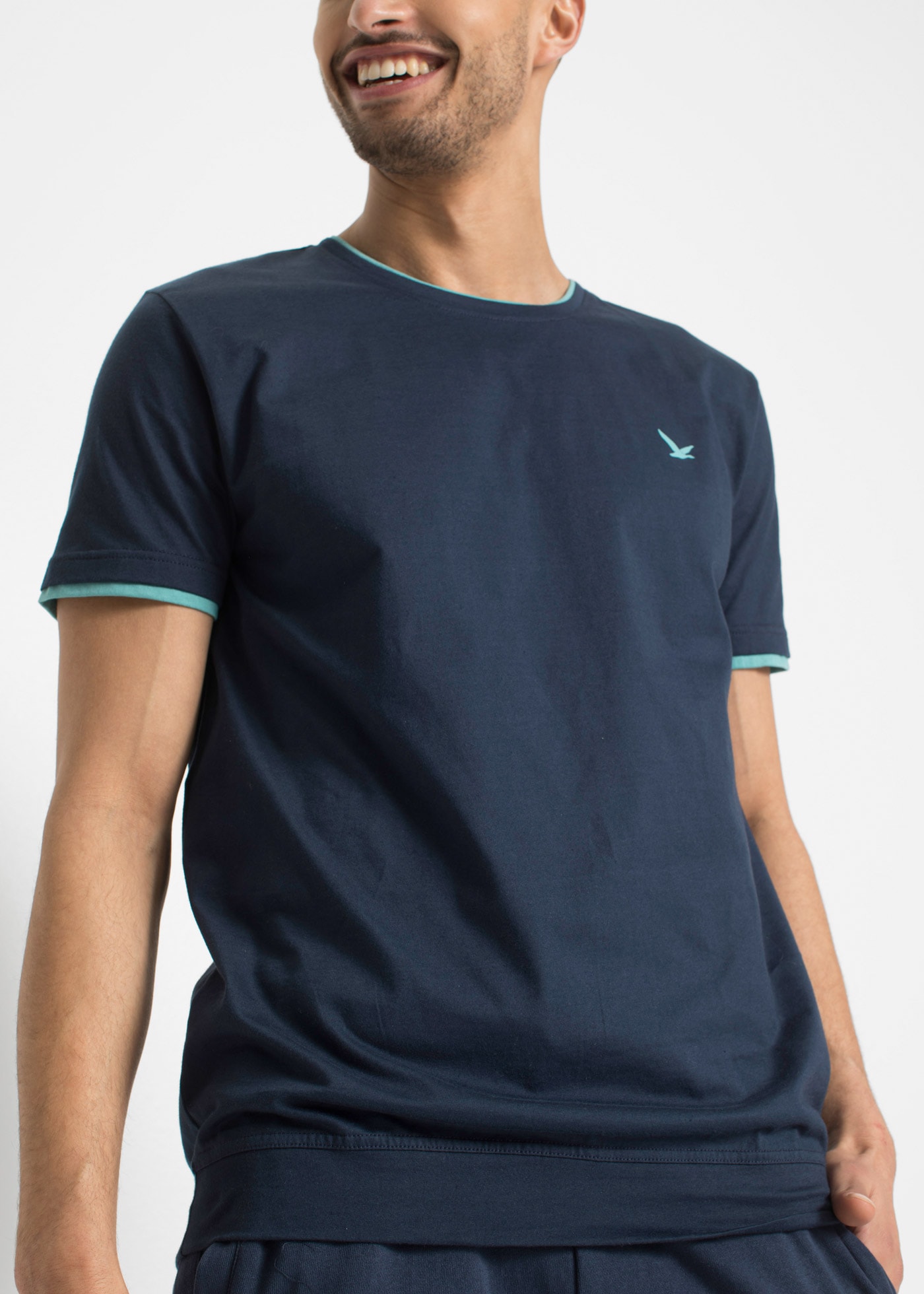 bonprix T-shirt »T-Shirt (2er Pack)« Packung, 2, 2 cuis regular fit Passform, Kurzarm, für den Alltag, aus Baumwolle