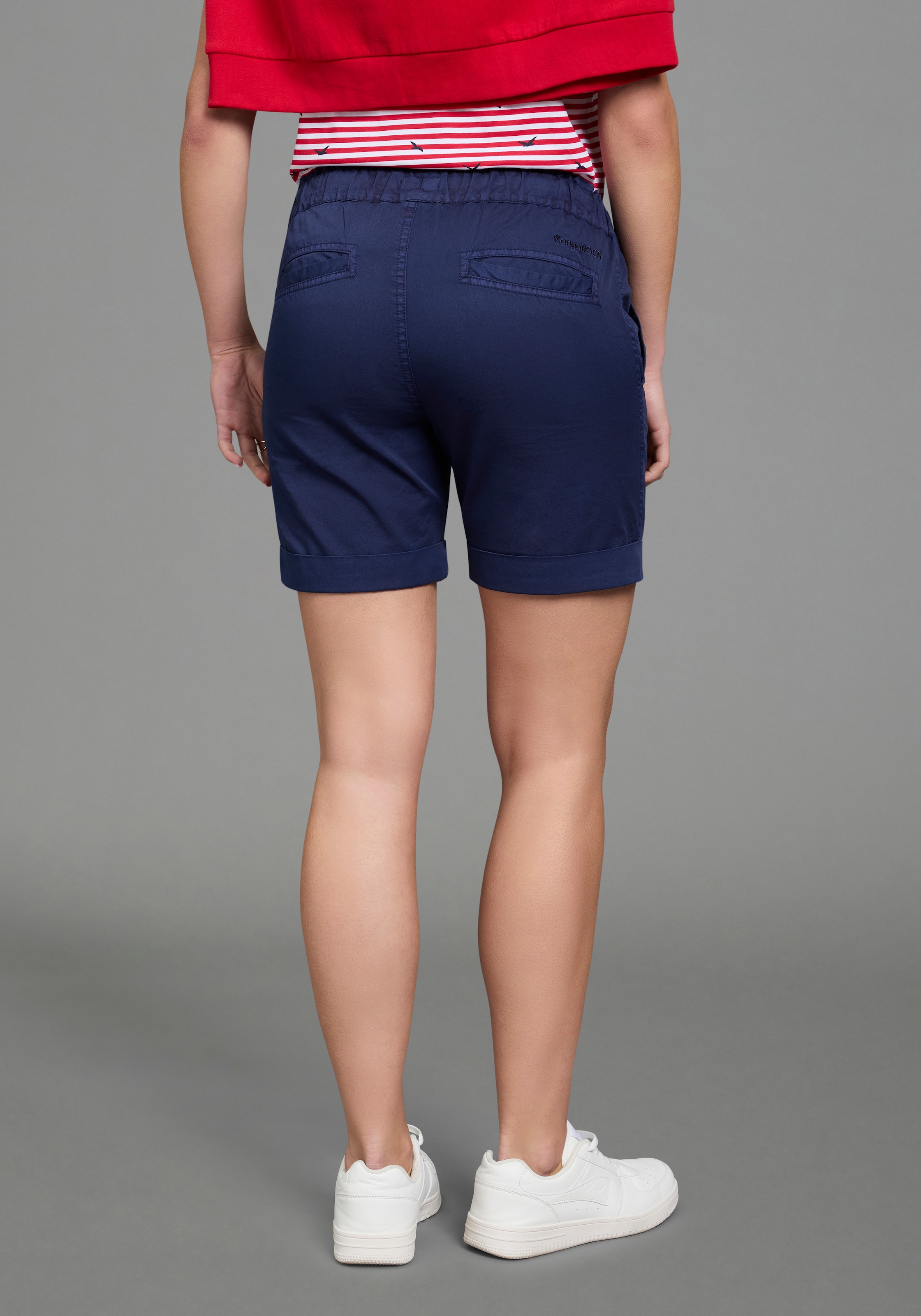 KangaROOS Short  gerades Bein, mit vier Taschen, elastischer Bund mit Kordelzug