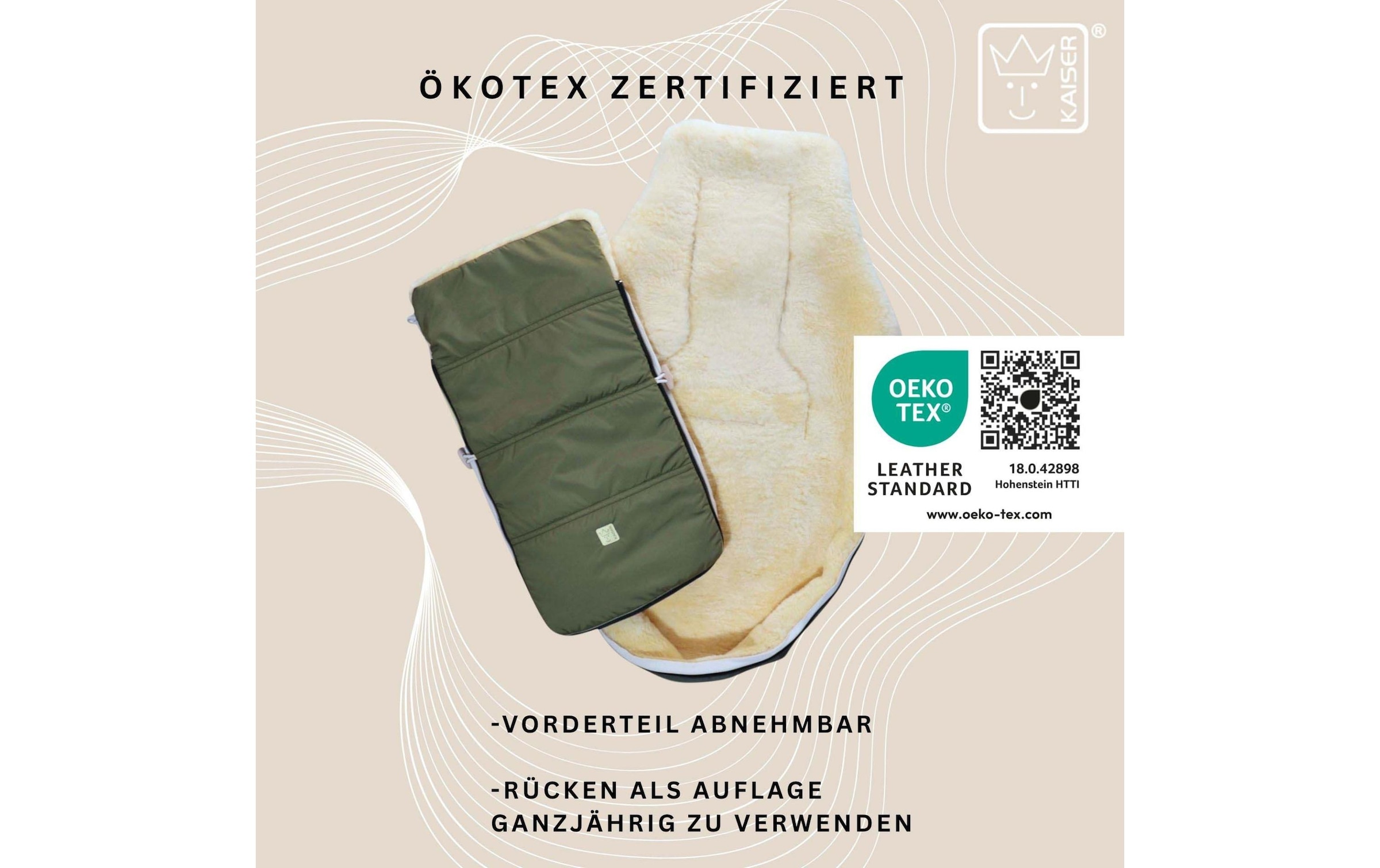 Kaiser Fusssack »Dublas 2.0 aus Lammfell«