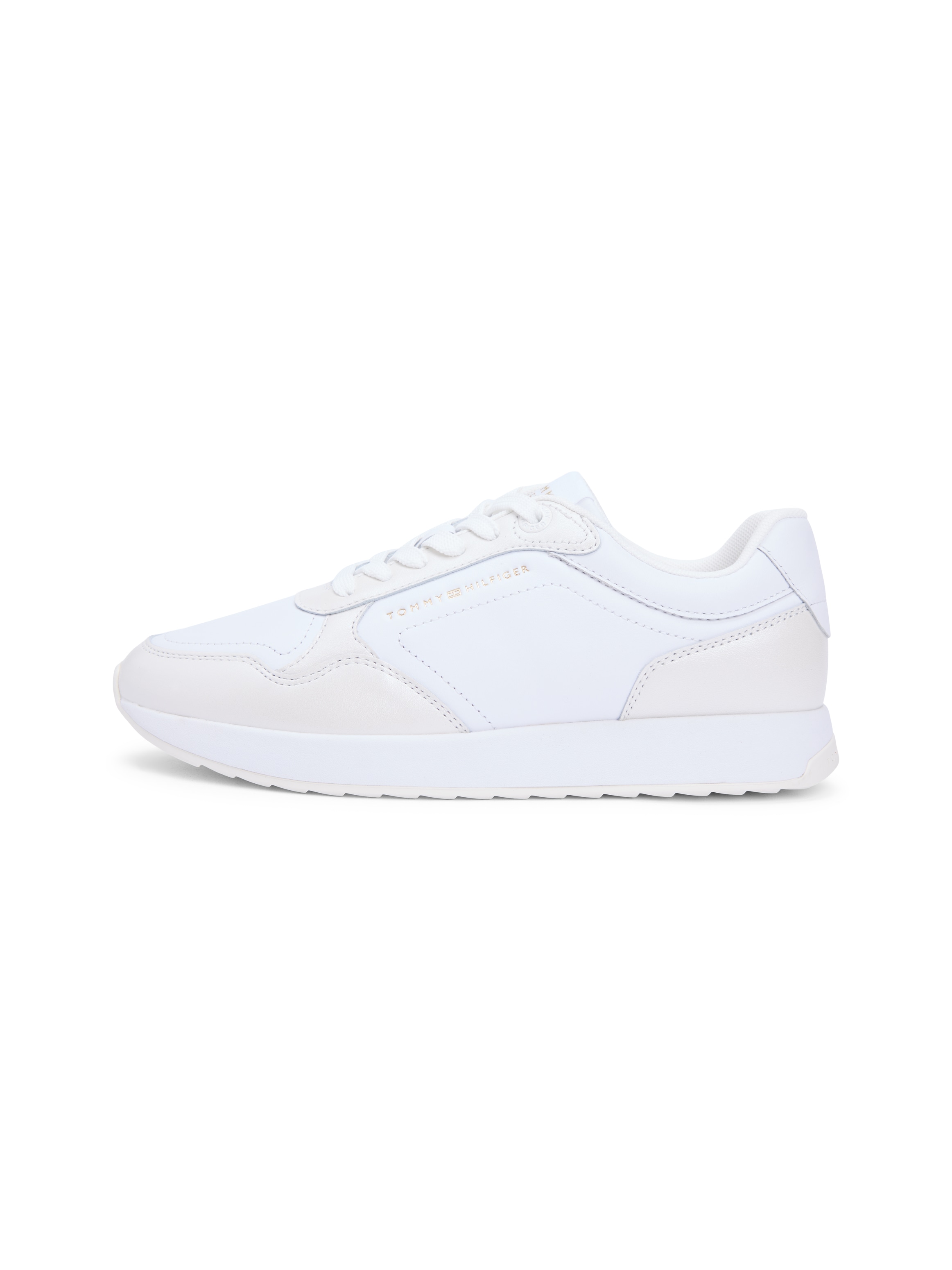 Tommy Hilfiger Baskets à plateforme »TH CHIC EVA RUNNER«  chaussure de loisirs, chaussure basse, chaussure à lacets avec aspect légèrement brillant
