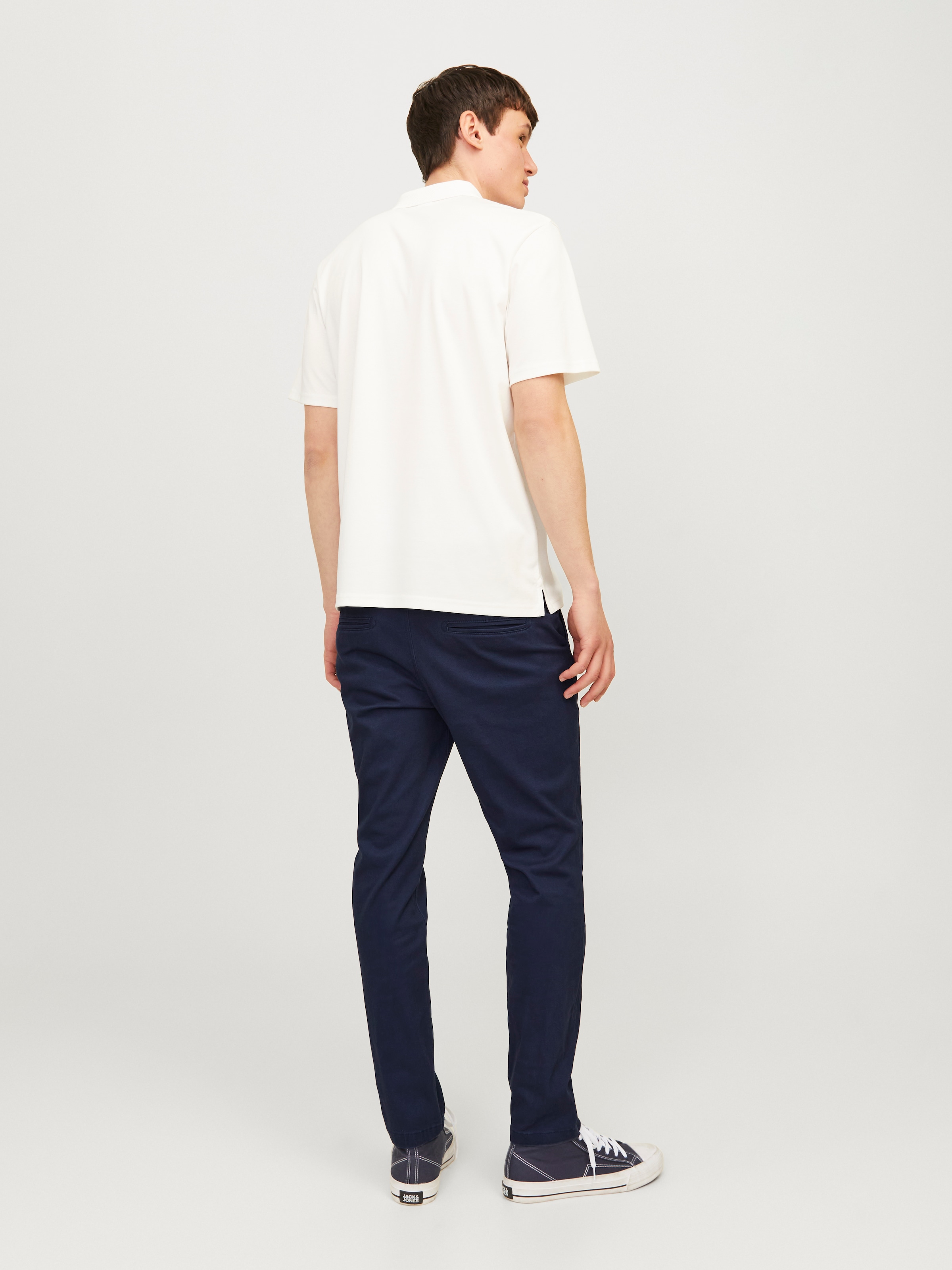 Jack & Jones »JPSTMARCO mit schmalem Bein und pflegeleichtem Stoff«  washed, modisch, schmal, Baumwollmischung