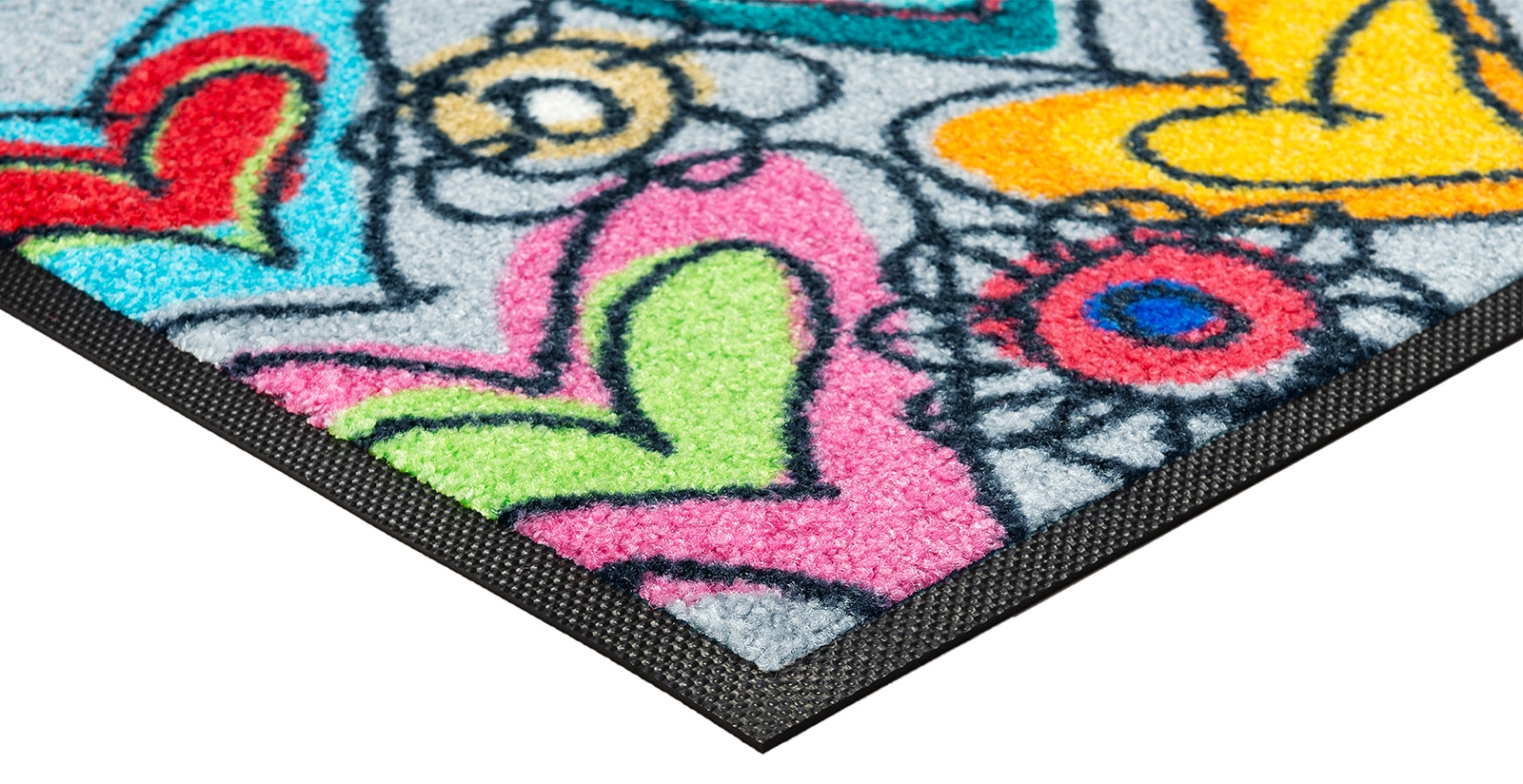 wash+dry by Kleen-Tex Tapis de sol »With Love, all things are possible« Rectangulaire 7 mm Höhe