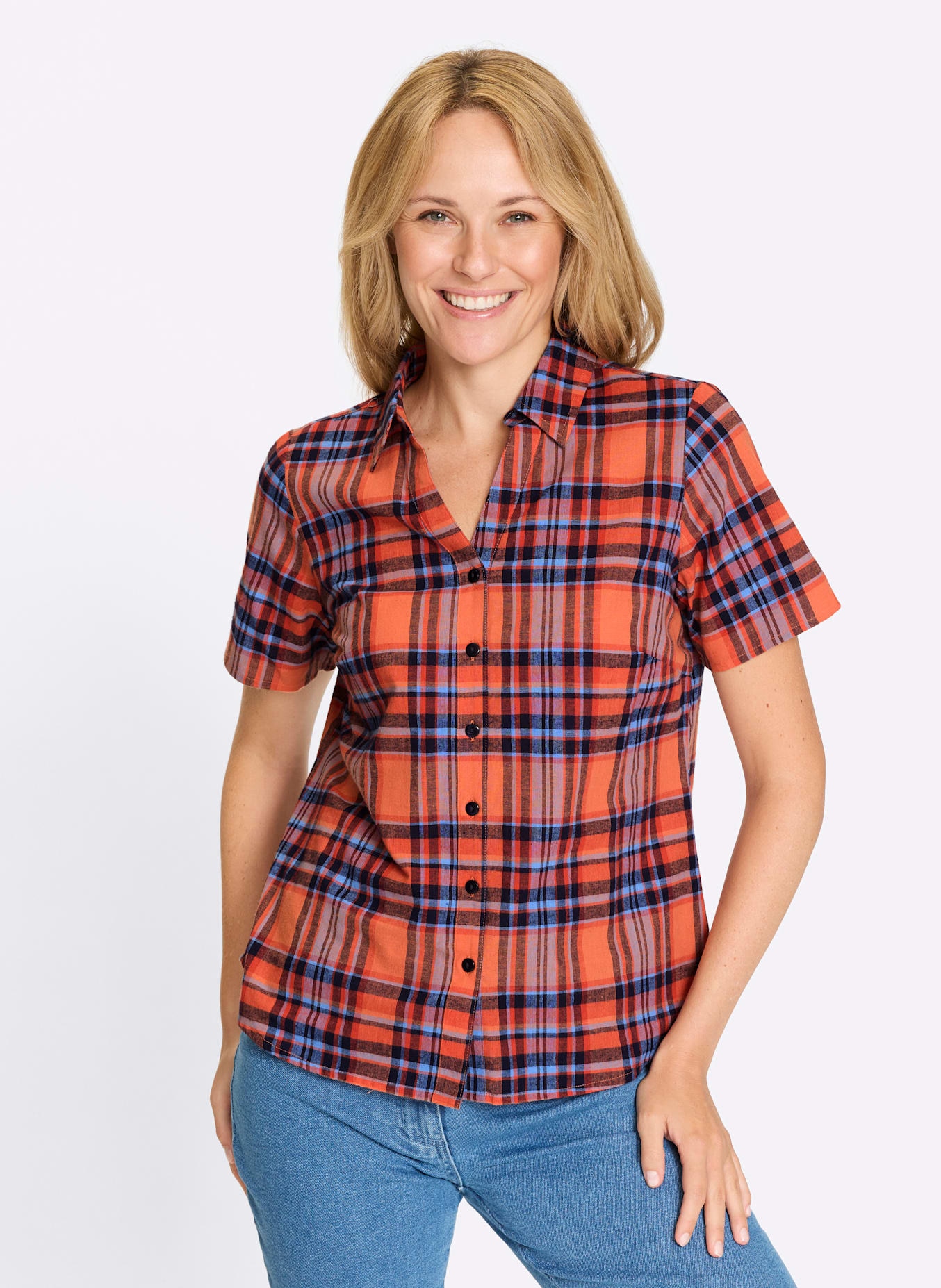 Classic Basics Blouse à carreaux