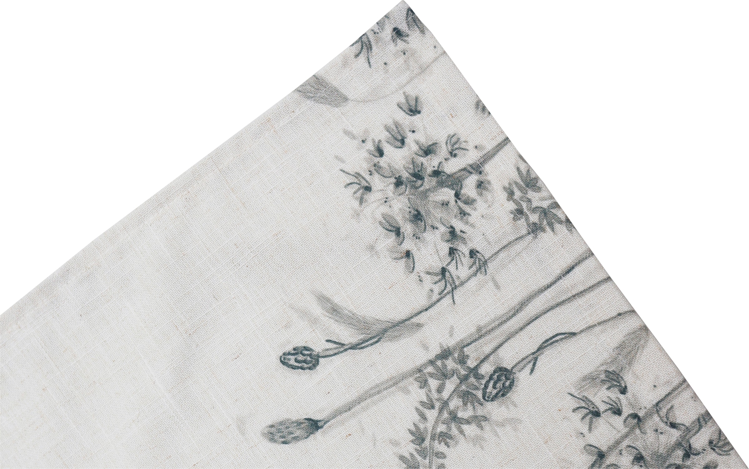 GOODproduct Rideau à vitres »Yllner« Passage tige 1 cuis tlg. aspect lin, motif floral, différentes tailles