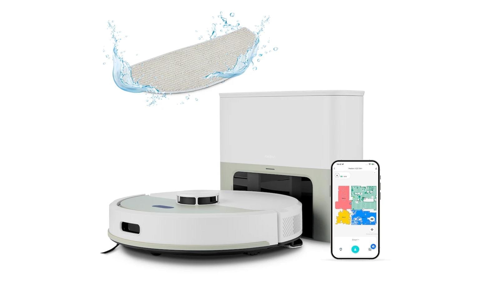 Medion® Robot aspirateur »Saug- und Wischroboter MD 1100021 «