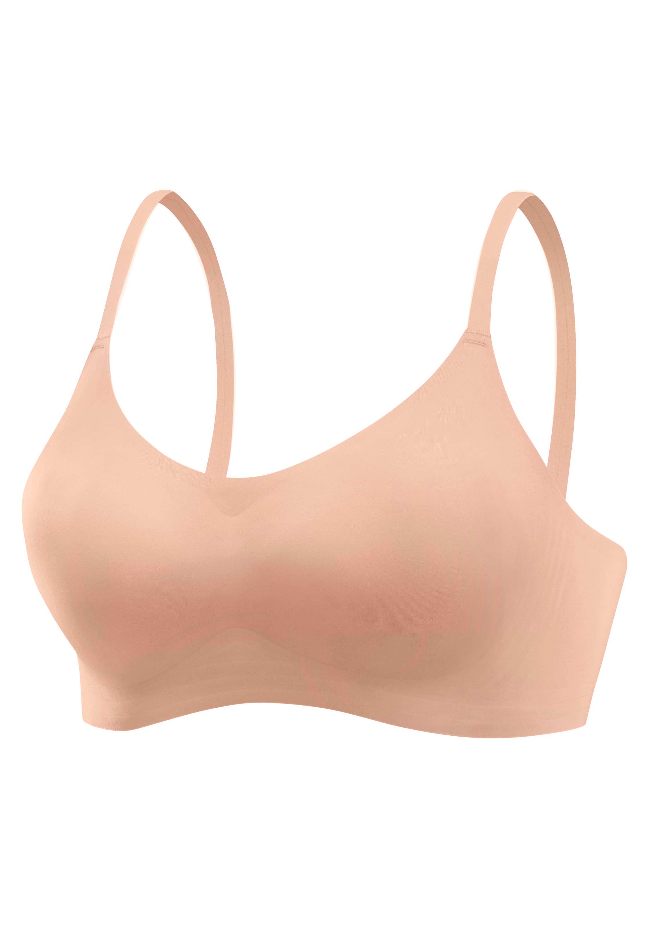 Nuance Soutien-gorge à bretelles SEAMLESS ohne Bügel, mit herausnehmbarem Push-up-Kissen, Basic Dessous