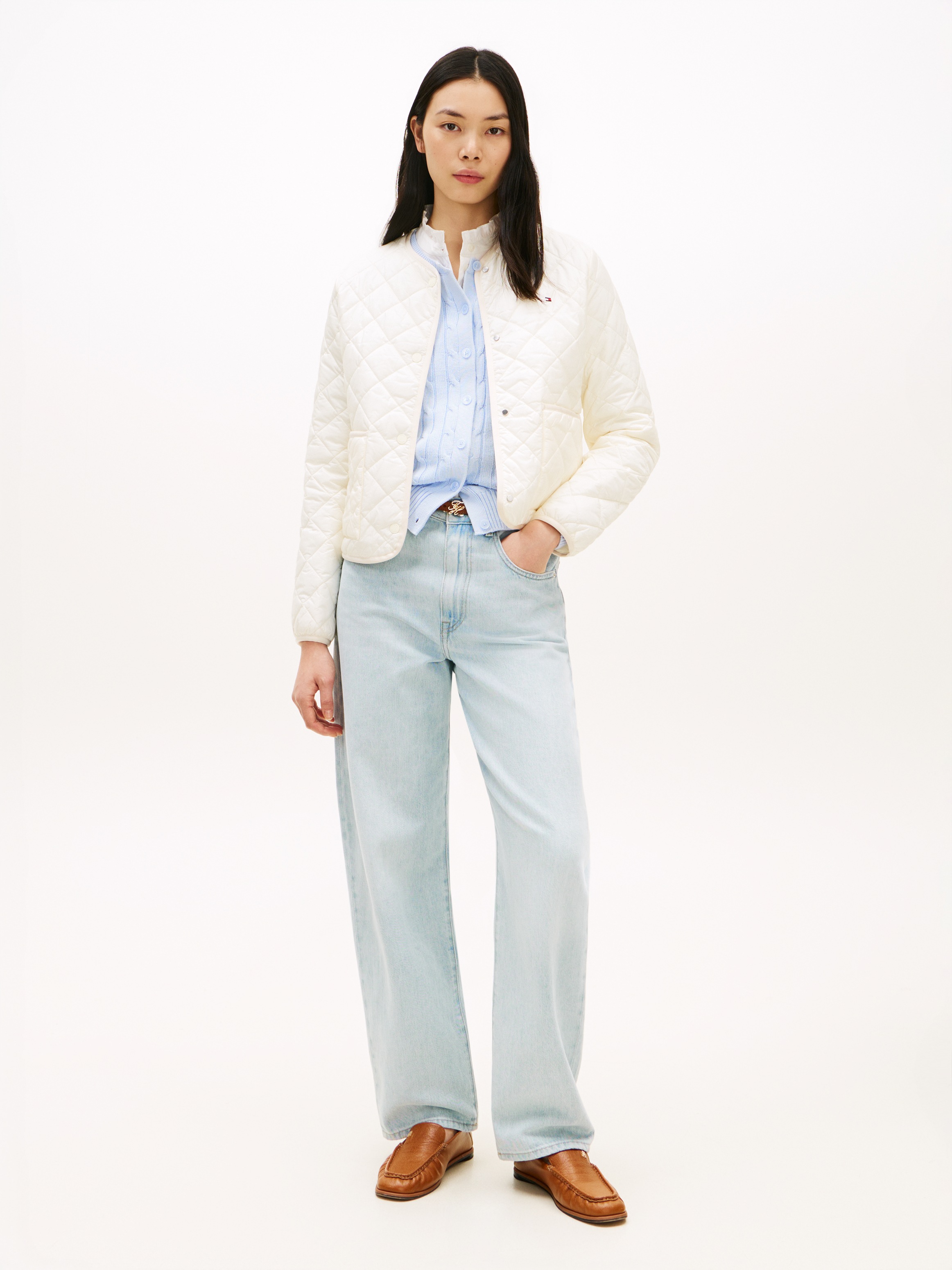 Tommy Hilfiger Veste matelassée »LW PADDED REG QUILTED JACKET« in leicht verkürzter Länge, Regular Fit