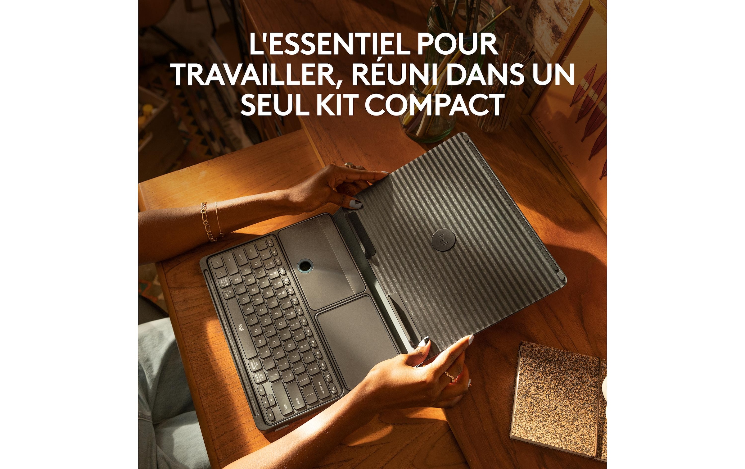 Logitech Clavier de tablette »Cover Casa Pop-Up Desk« ()