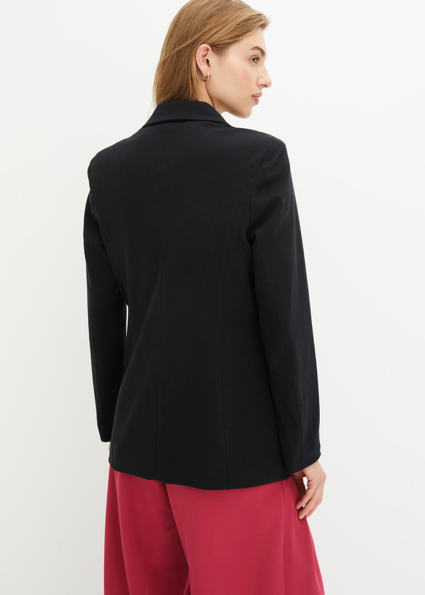 bonprix Veste blazer 1 pièces coupe élégante, ajustée à la taille, manches longues