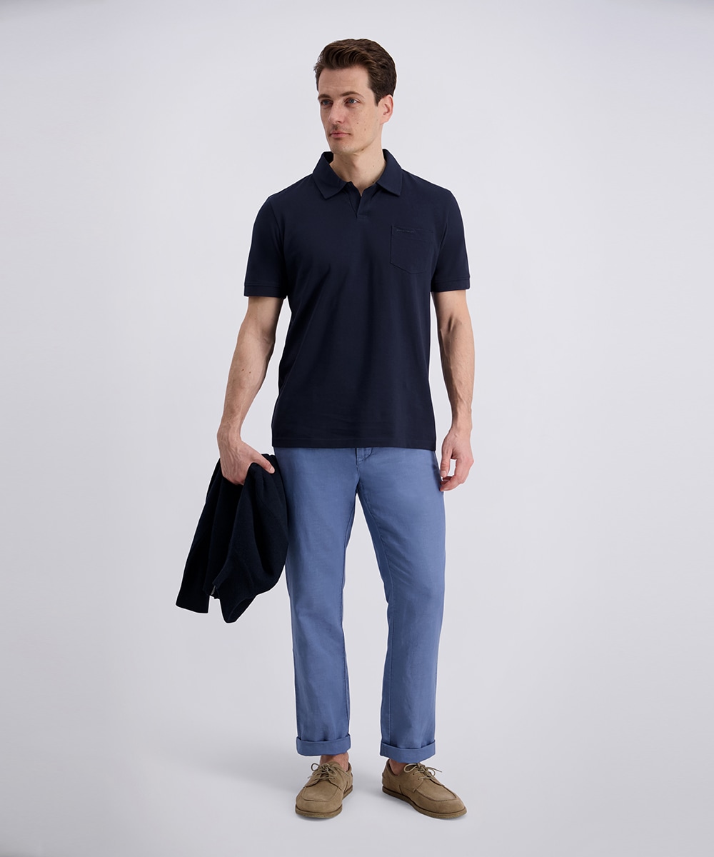 Pierre Cardin Leinenhose »Chino Clemont Leinen Mix«  mit elastischem Bund und Kordelzug