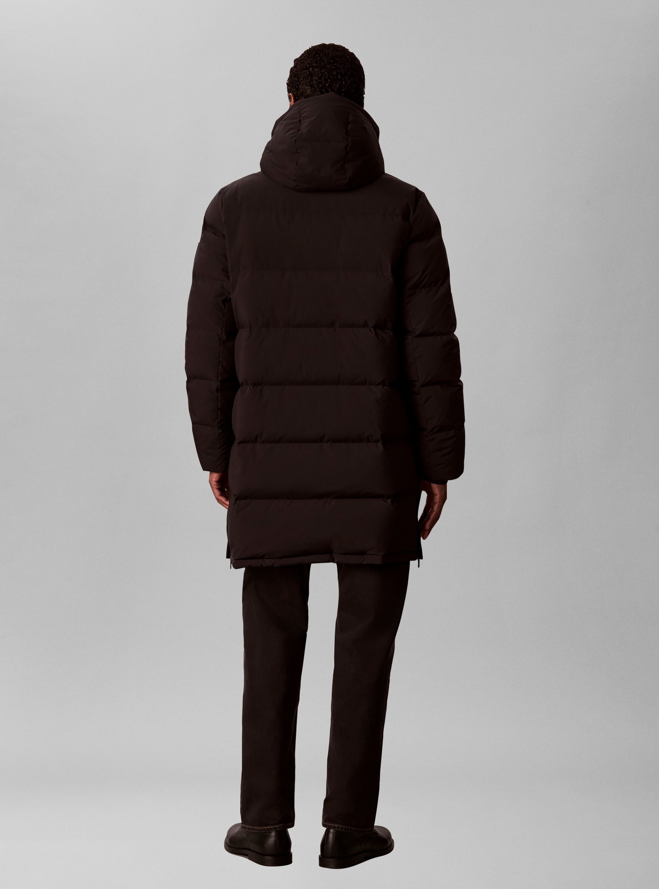 Calvin Klein Jeans Steppmantel »LS CLASSIC BONDED DOWN LONG« Regular fit mit Kapuze