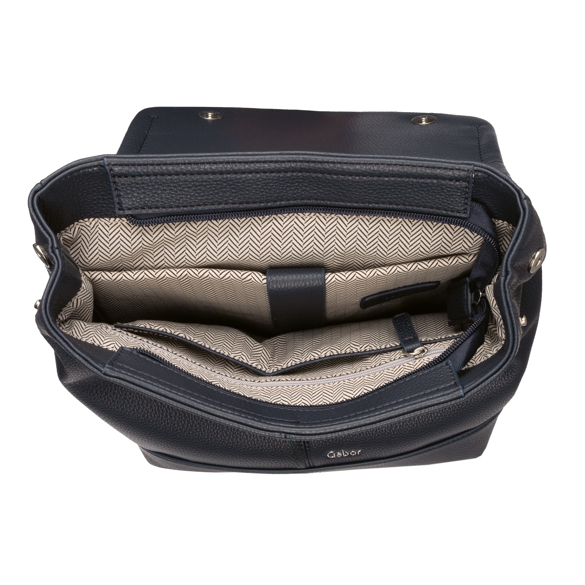 Gabor Rucksack »Lenea« aus leicht genarbtem Lederimitat mit dekorativen Ziernähten