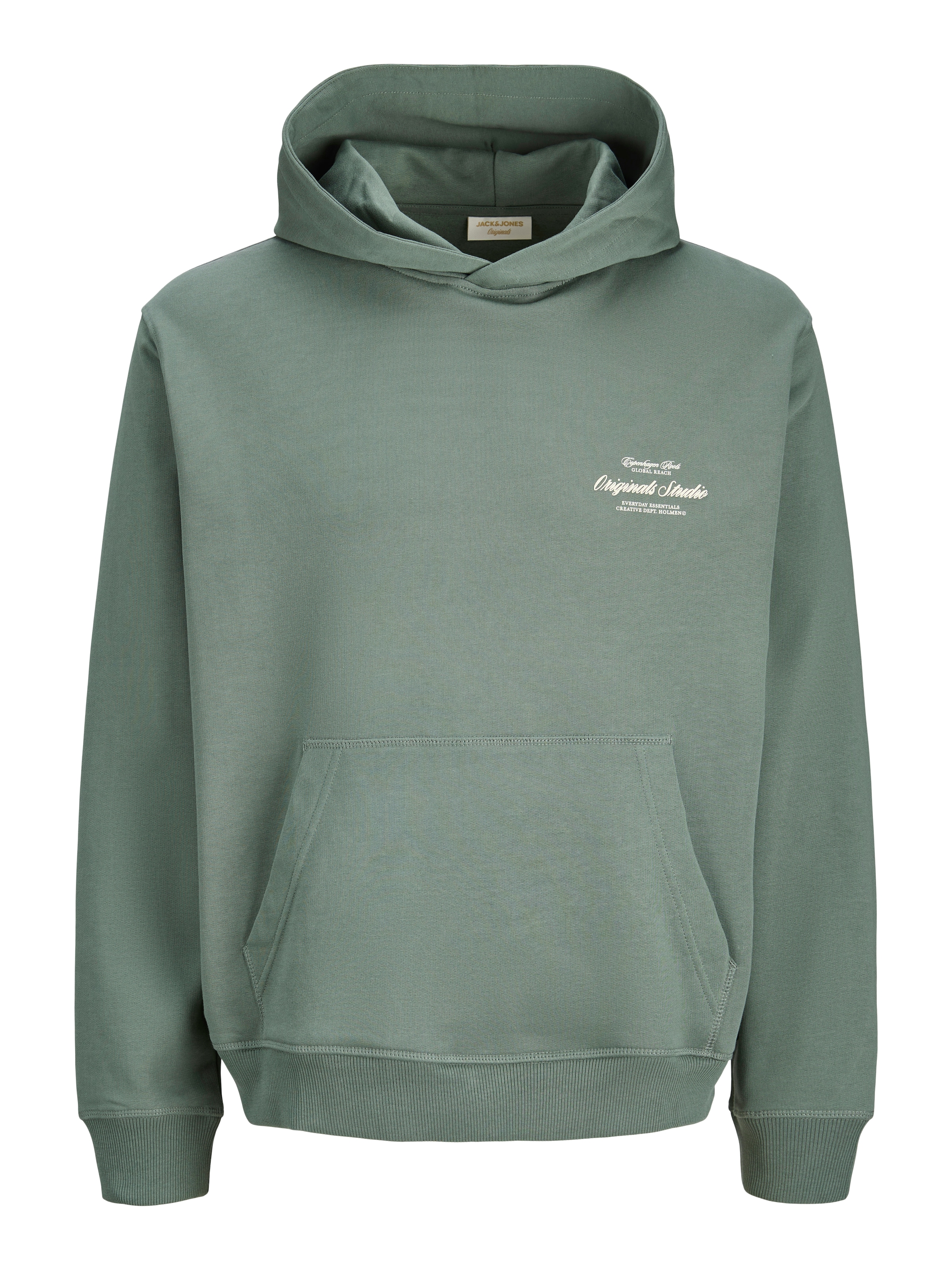 Jack & Jones PlusSize Kapuzensweatshirt »JORNORREBRO TYPO BACK SWEAT HOOD PLS«, Baumwollmischung, regular fit
