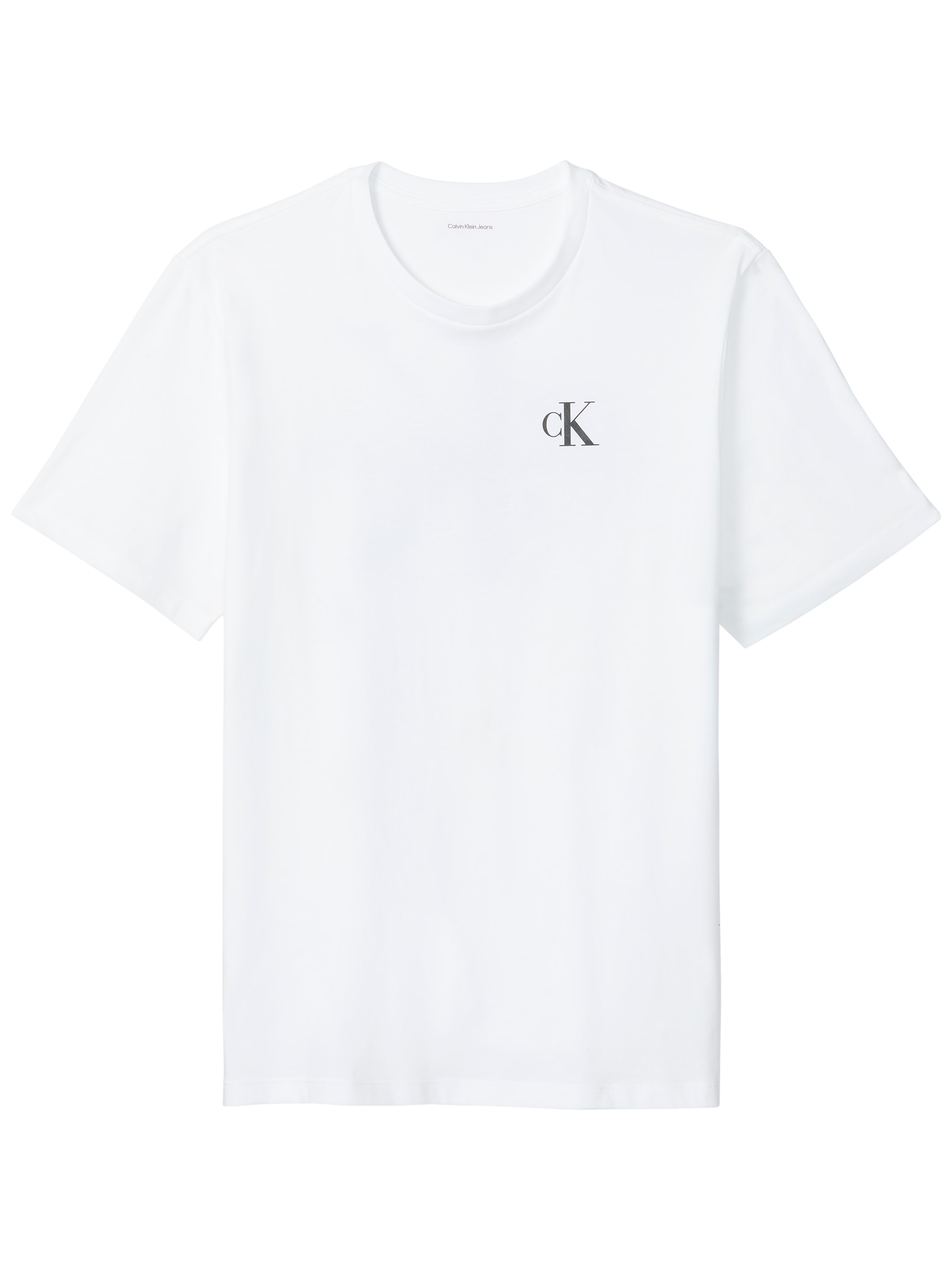 Calvin Klein Jeans T-shirt Rundhalsausschnitt, Regular Fit, grosser Rückendruck