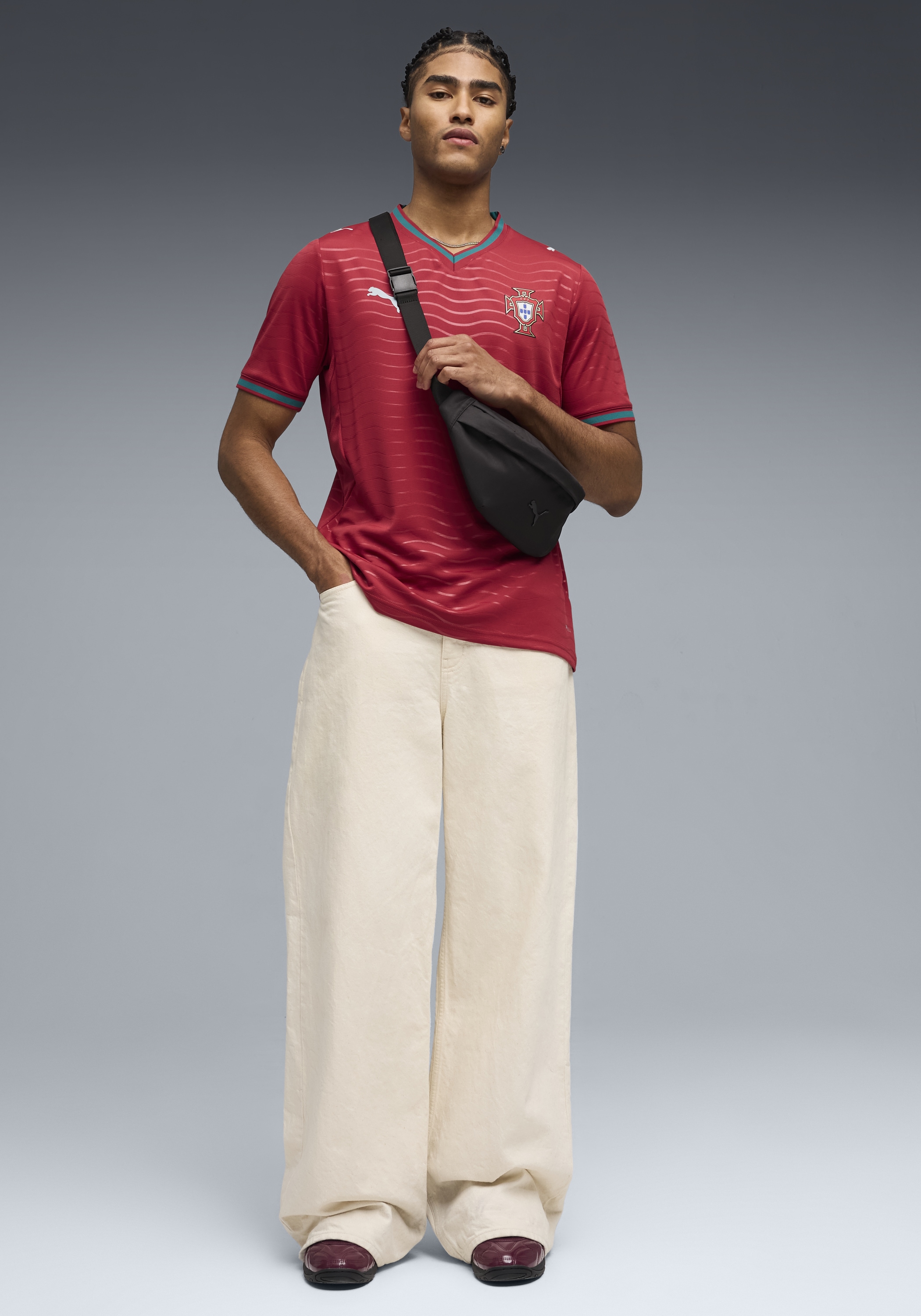 PUMA Fussballtrikot »FPF HOME JERSEY REPLICA« für Fussball, Kurzarm, mit Rundhalsausschnitt, DryCELL-Technologie