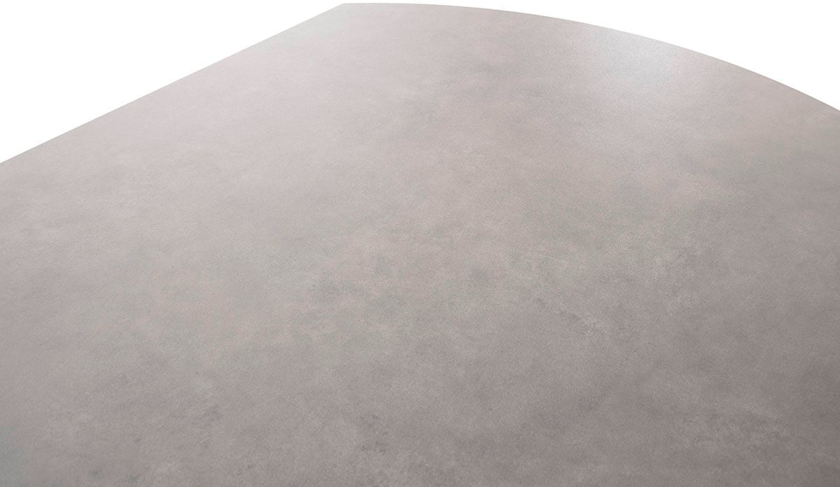 MCA furniture Table de salle à manger »RUBIKON Vierfusstisch 90-135 cm« Einzelstück,  Keramik, Metall, Längsseitenauszug, ausziehbar, 13 mm