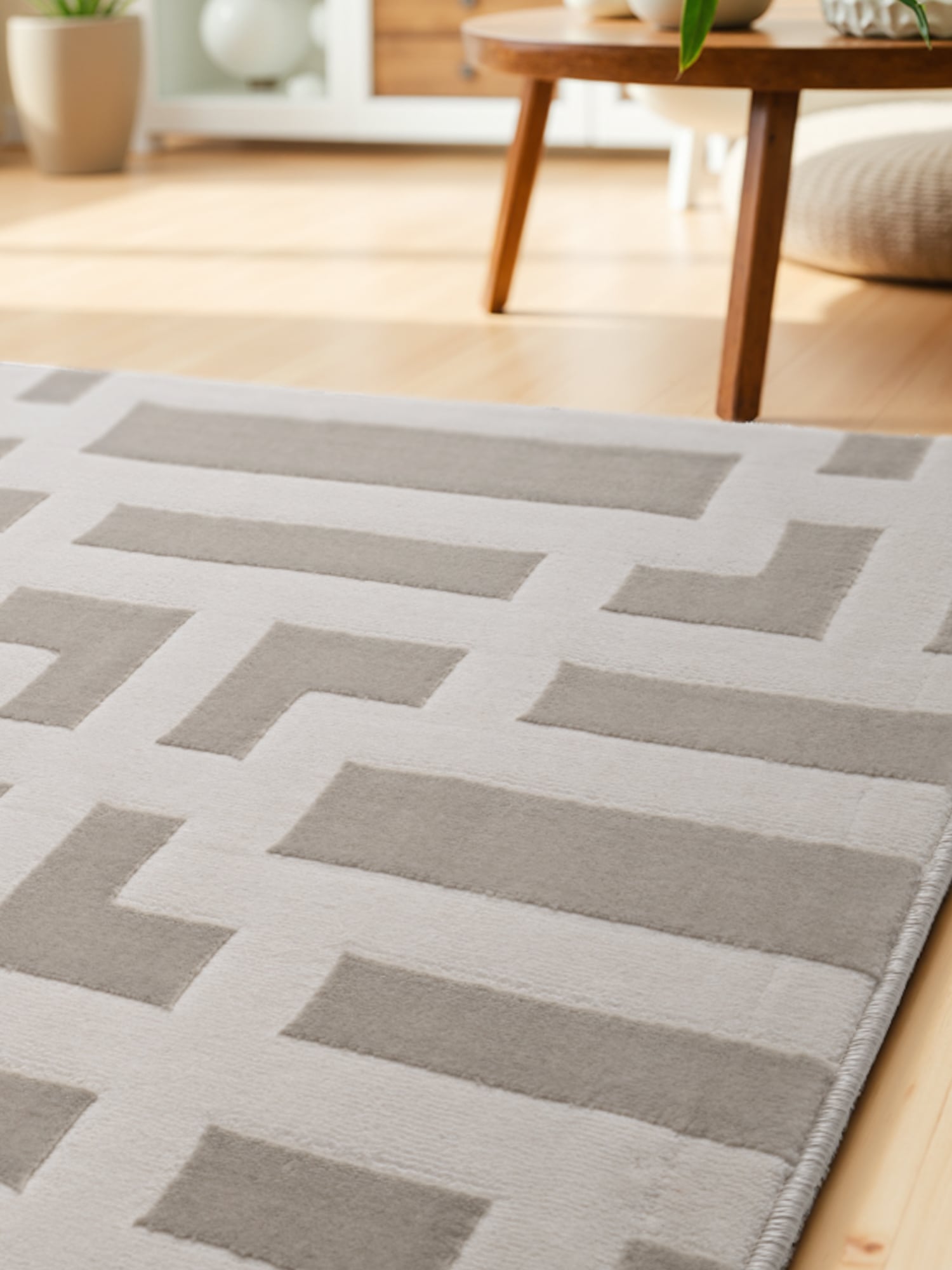 ELLE DECORATION Designteppich »Onyx« rechteckig 9 mm Höhe Wohnzimmer, Schlafzimmer, Läufer, Hoch-Tief Effekt, Flur, Glanz