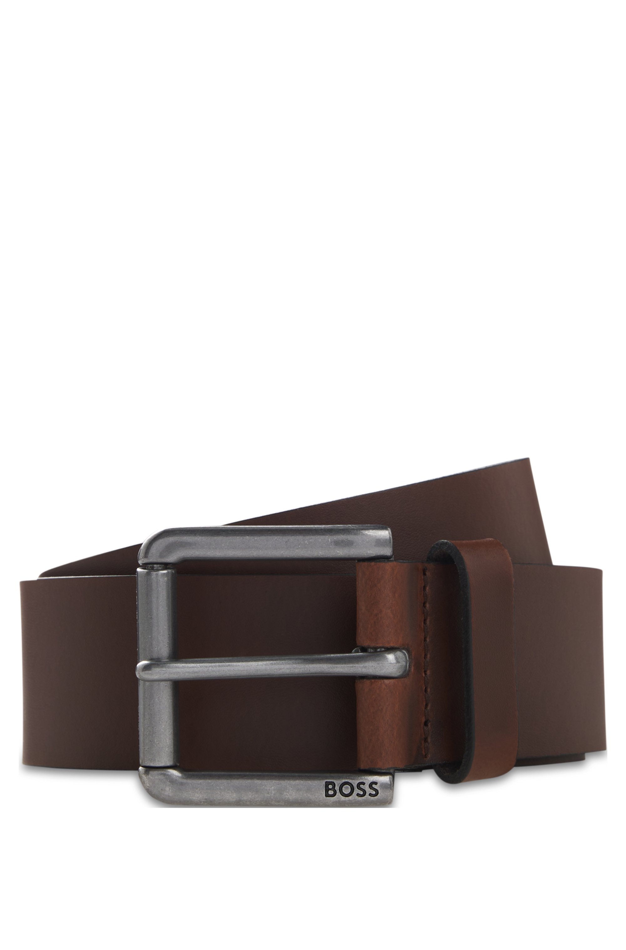 BOSS Ceinture en cuir »Joris Sz40« mit Logo auf der Dornschliesse