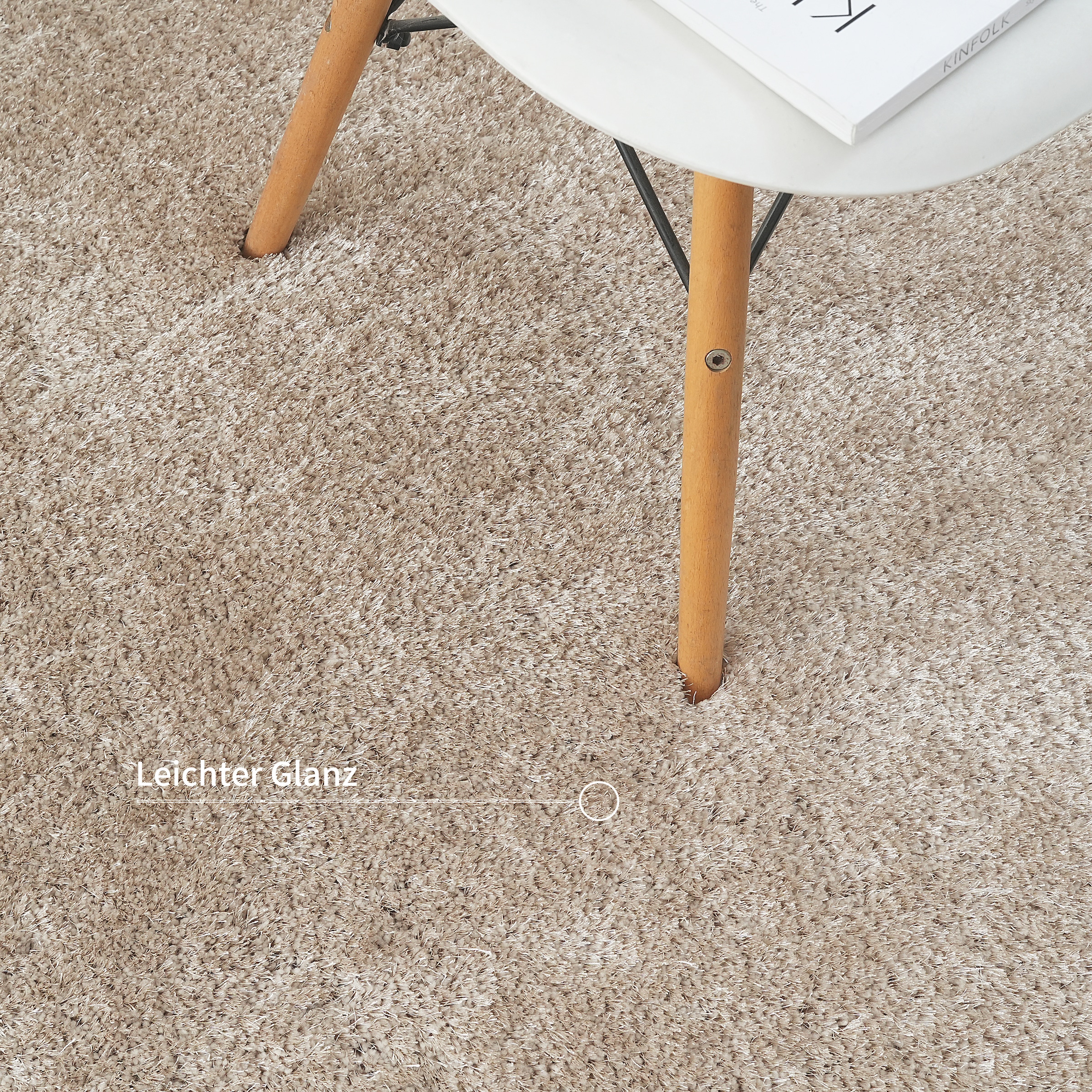Bruno Banani Tapis de sol à poils longs »Dana Teppich, Kundenliebling« Rectangulaire 30 mm Höhe Brücke, uni, weich, Mikrofaser, Diele, Flur, Wohnzimmer, Schlafzimmer
