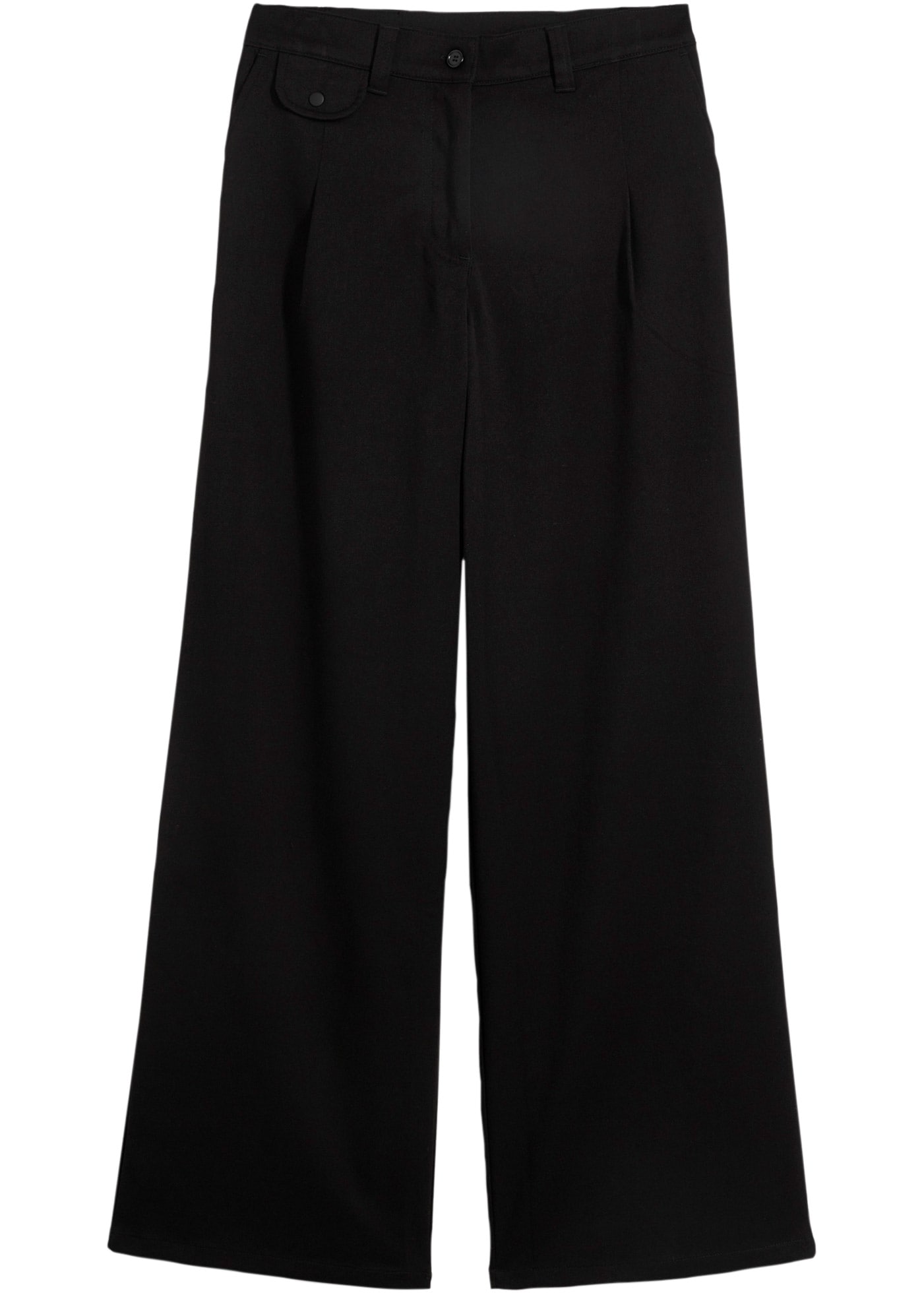 bonprix Pantalon marlène  weit geschnitten, Loose fit Passform, High-Waist-Bequembund