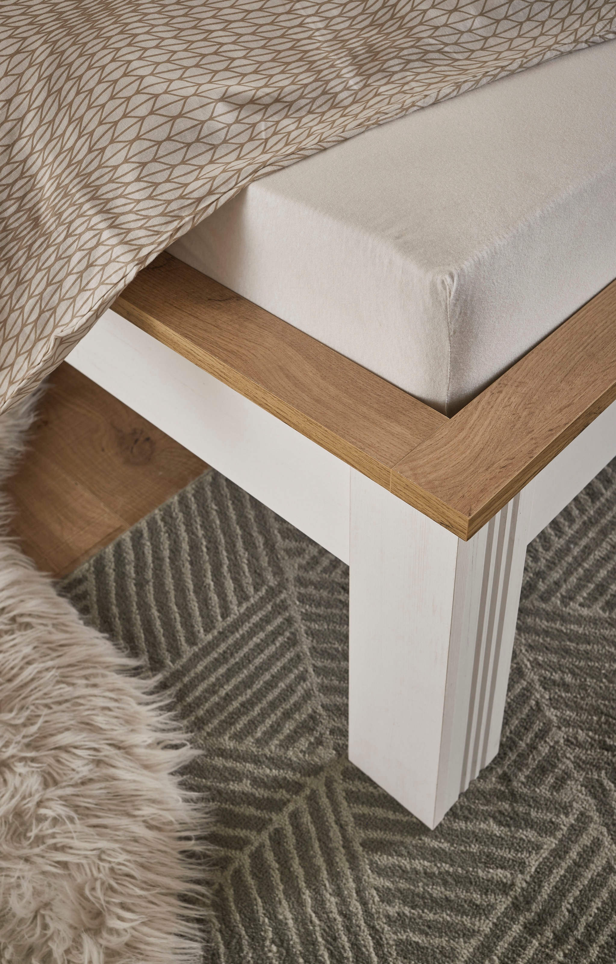 GOODproduct Schlafzimmer-Set »Westminster« Bett Liegefläche 180/200cm und 2 Wandpaneele