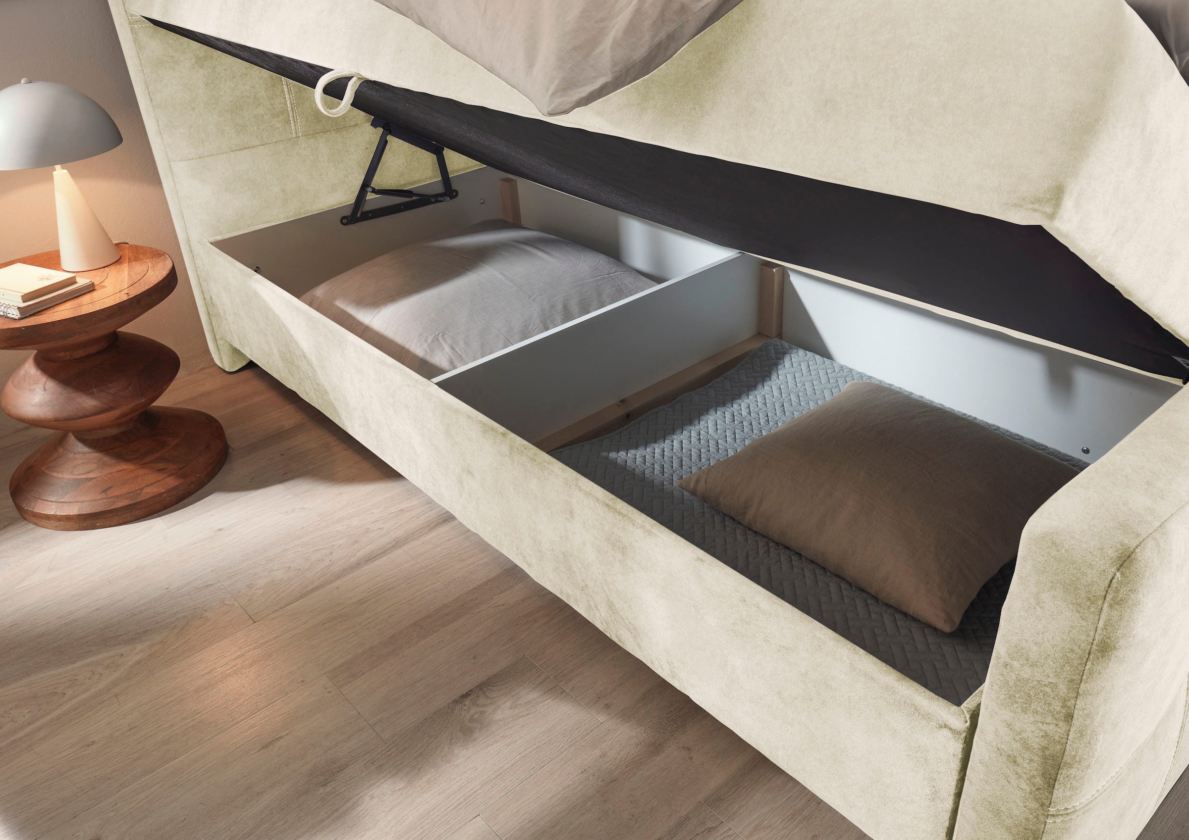 ED EXCITING DESIGN Boxbett »Valetta« mit Bettkasten, inkl. Topper
