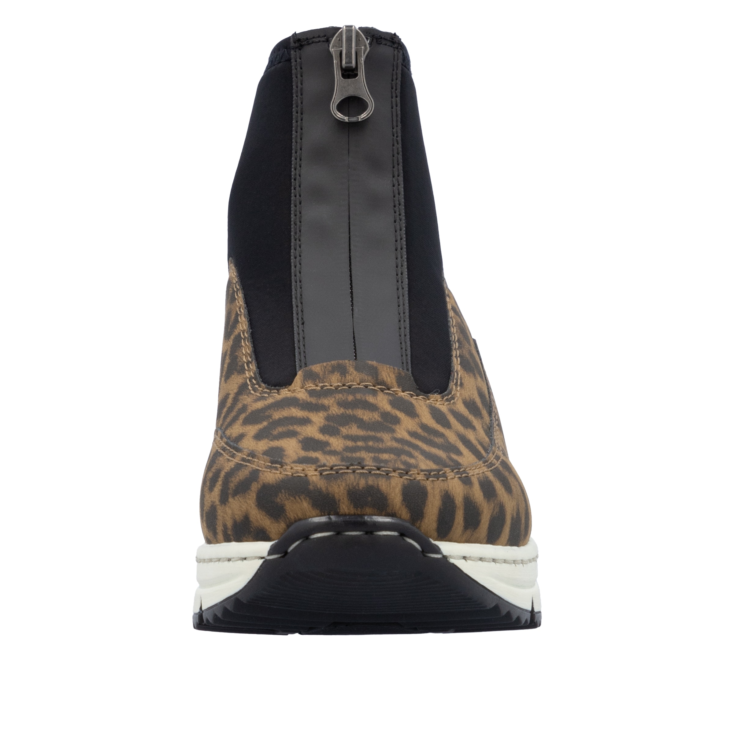 Rieker Bottines à enfiler  bottine, sneaker montante avec fermeture éclair à l'avant