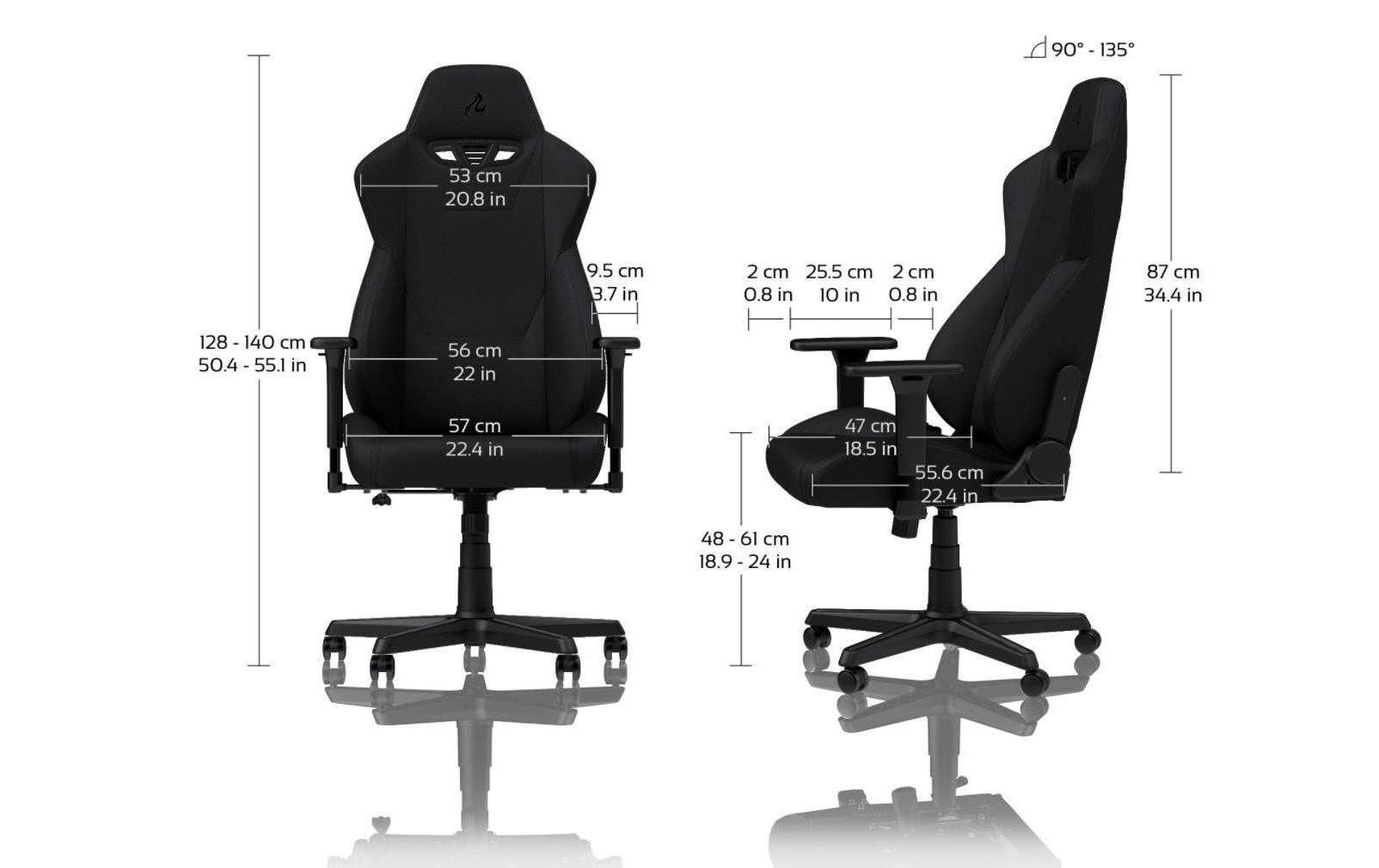 NITRO CONCEPTS Gaming Chair »S300 Schwarz« ()