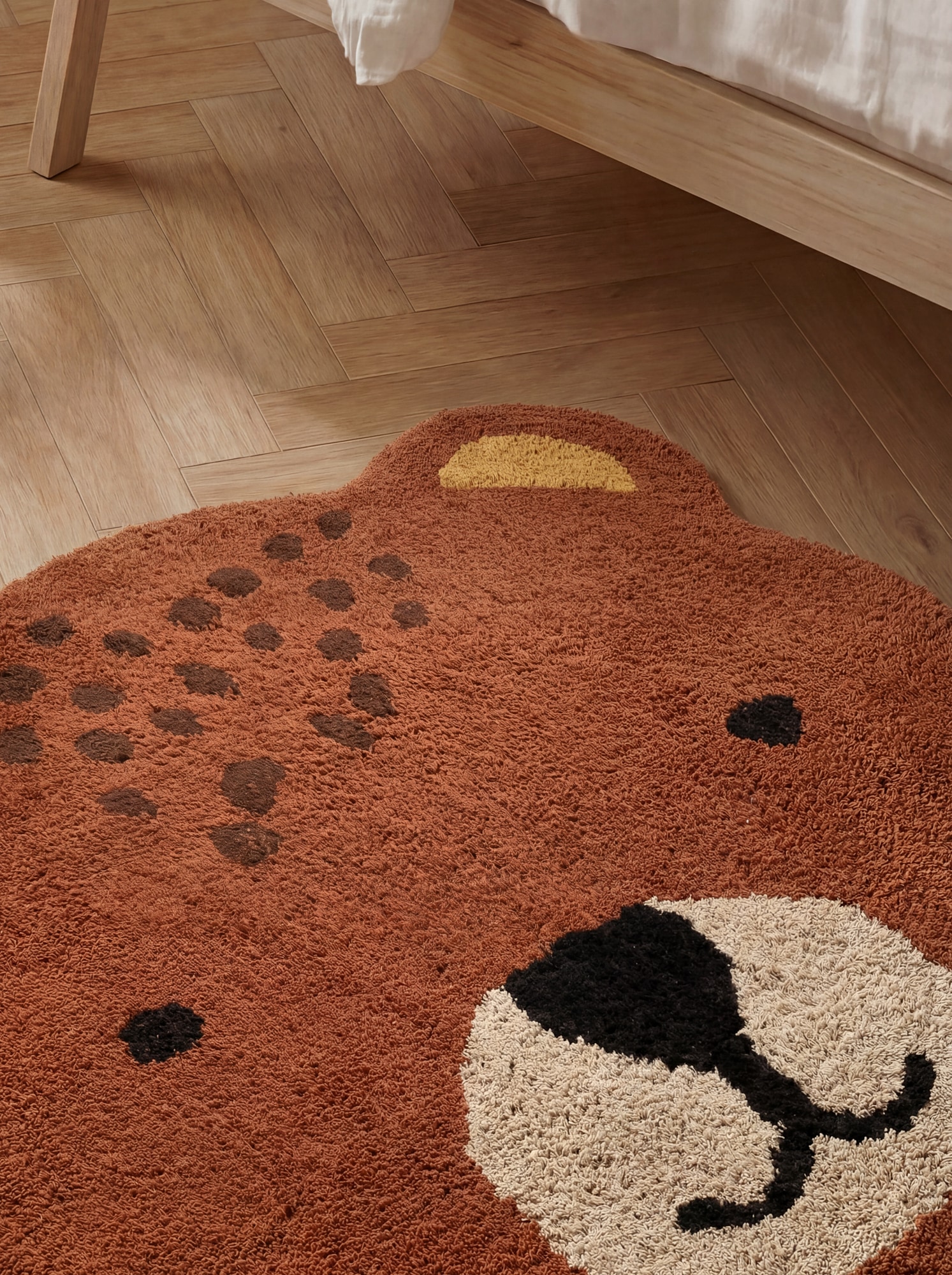 HANSE Home Tapis pour enfants »Berry« Forme de motif 10 mm Höhe lavable, fait main, coton, tapis de jeu antidérapant pour chambre d'enfants