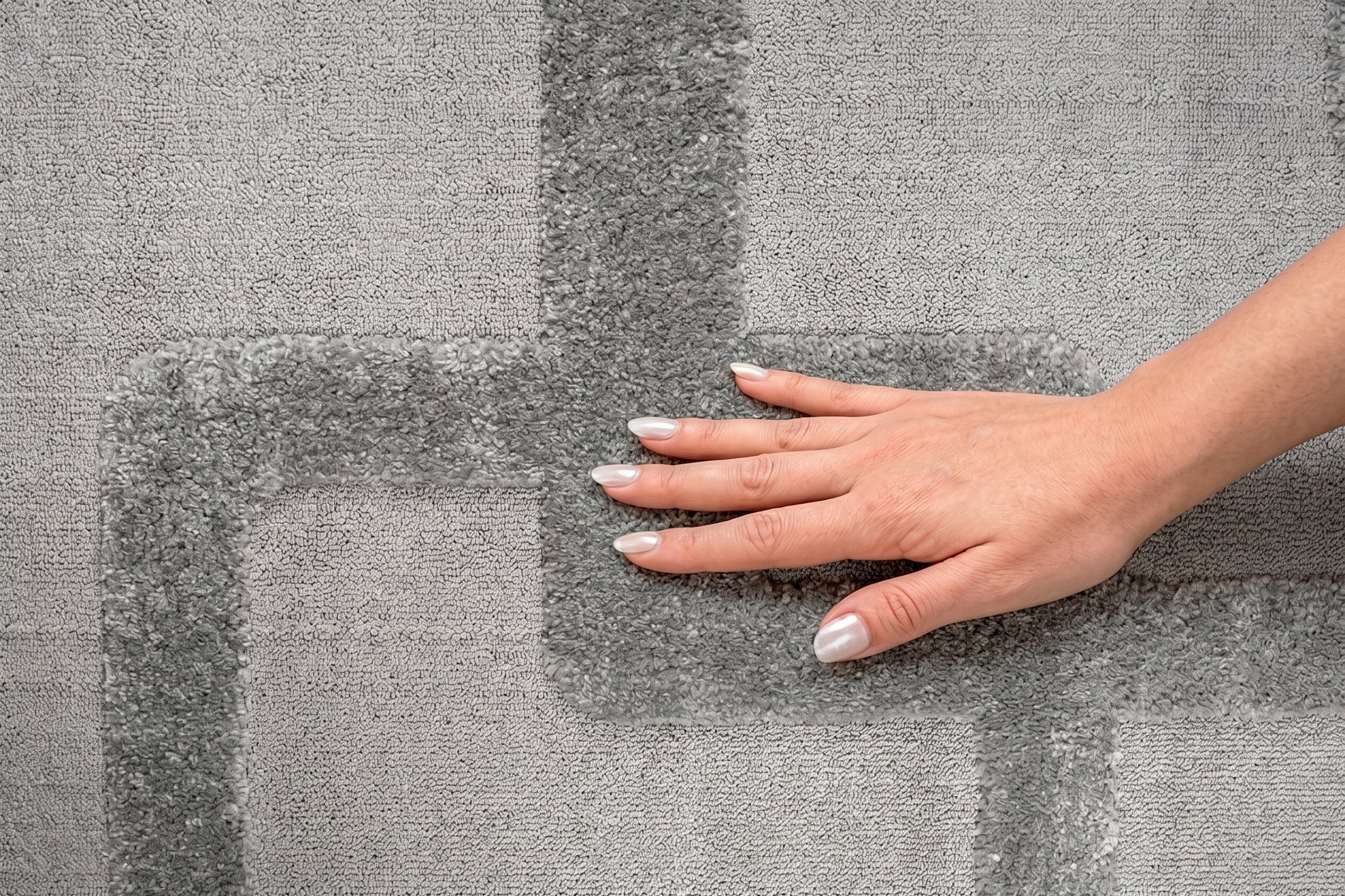 GOODproduct Teppich »Modea, geometrisches Muster, 3D« rechteckig 20 mm Höhe Ton-in-Ton, Hoch-Tief, weich, Wohnzimmer, Schlafzimmer