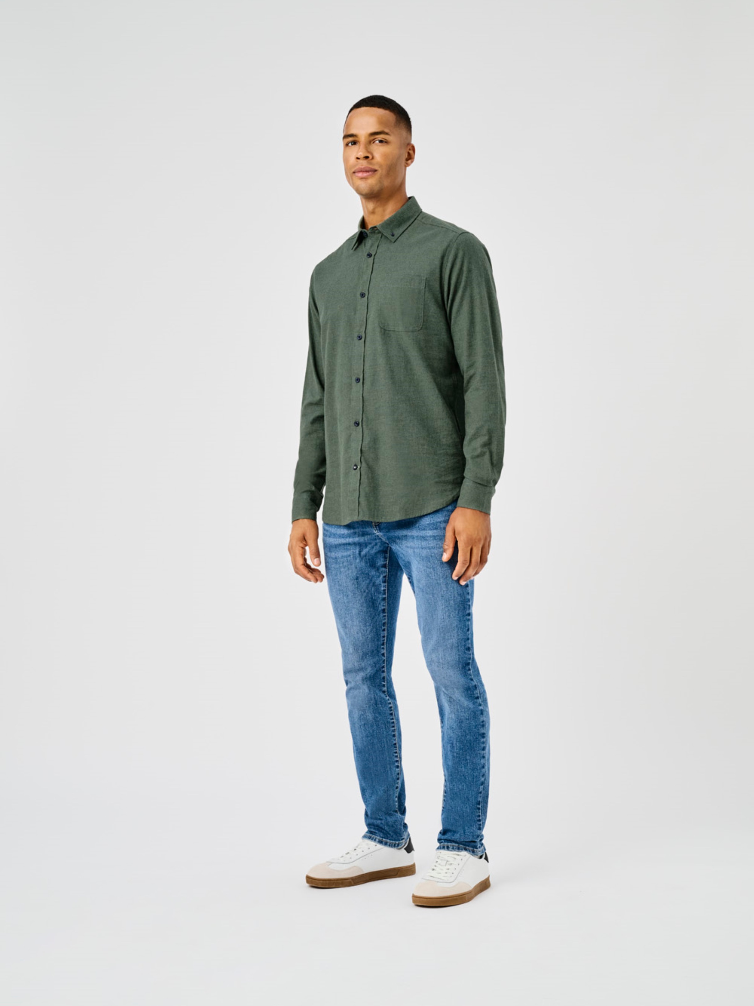 ONLY & SONS Langarmhemd »ONSROAD LIFE REG MELANGE LS SHIRT NOOS«
