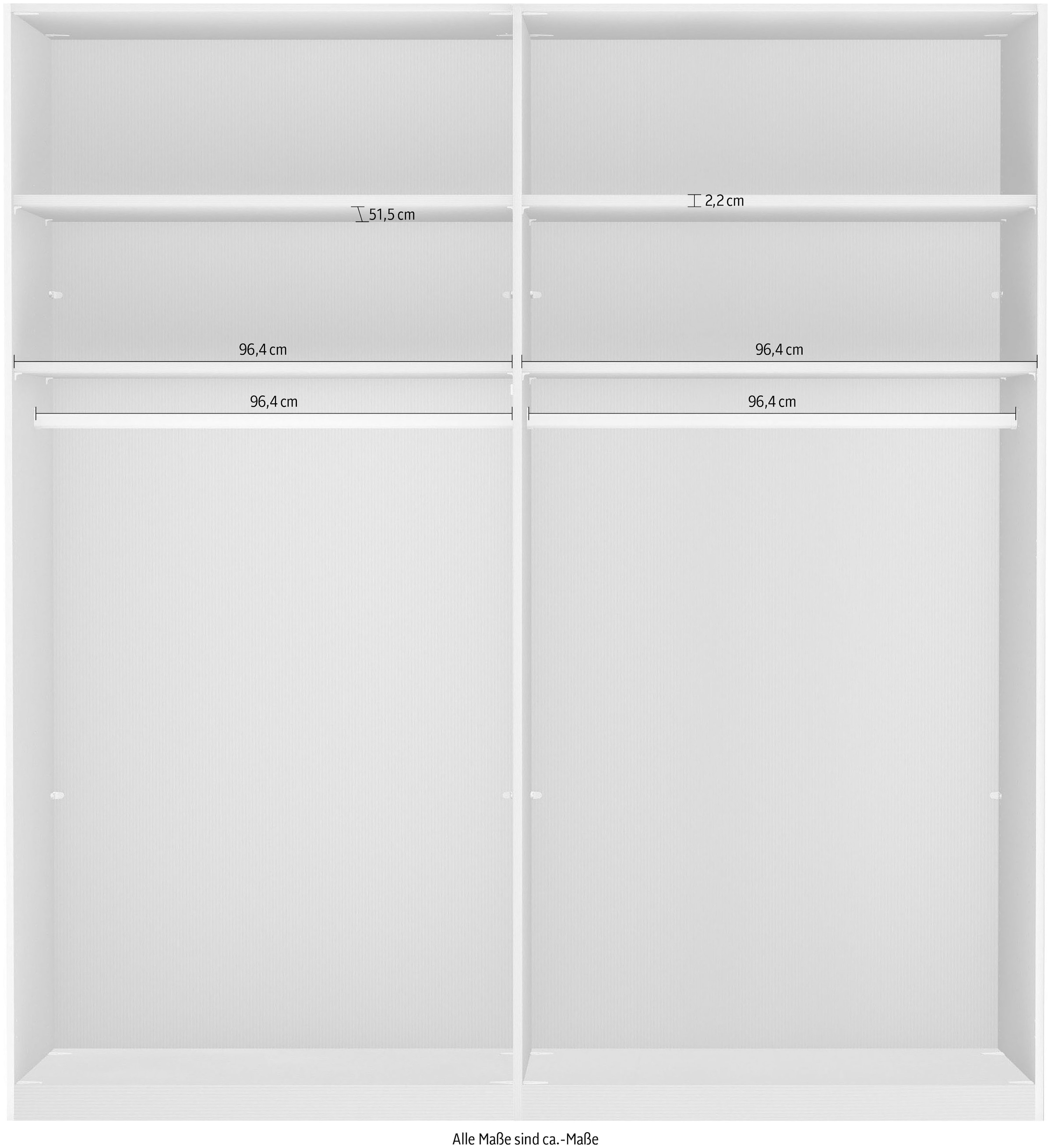 WIEMANN Drehtürenschrank »Denver« hochwertige Beschläge