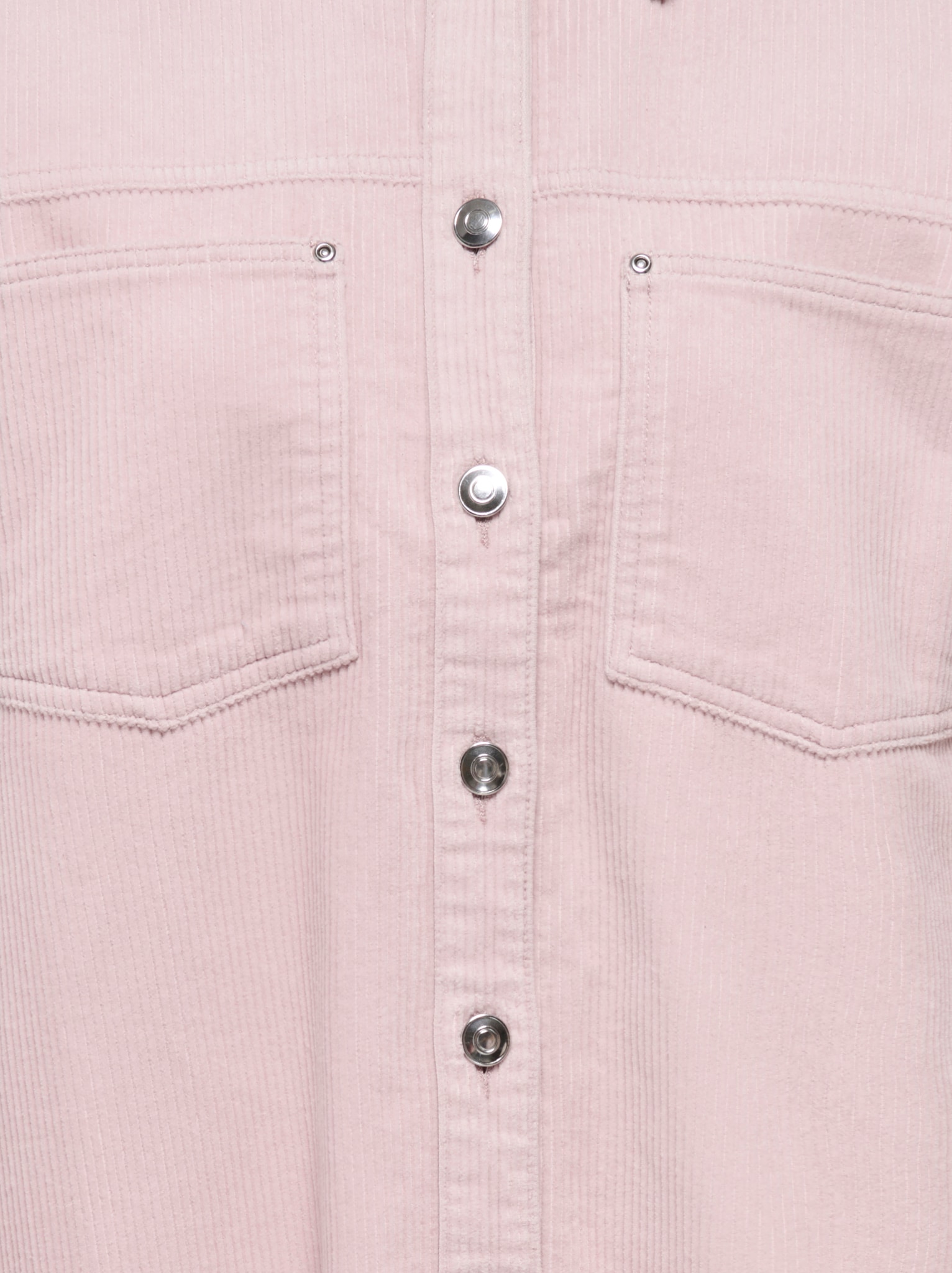 ONLY Blouse chemise »ONLMAIKO-BITTEN L/S CORD SHACKET CC PNT« mit Brusttaschen, leicht ausgefranster Saum