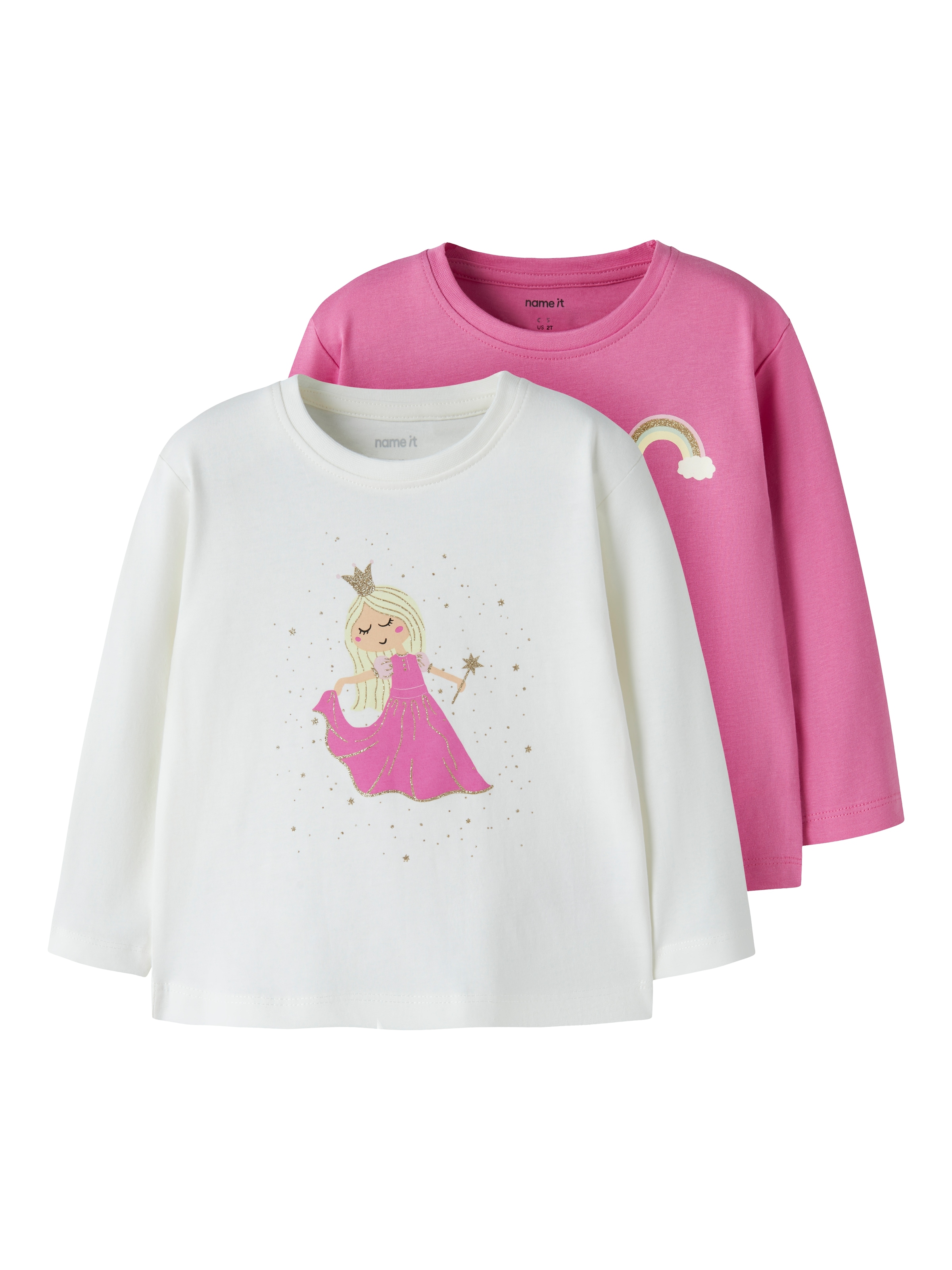 Name It T-shirt à manches longues »NMFVEEN 2P LS NREG TOP« Packung, 2