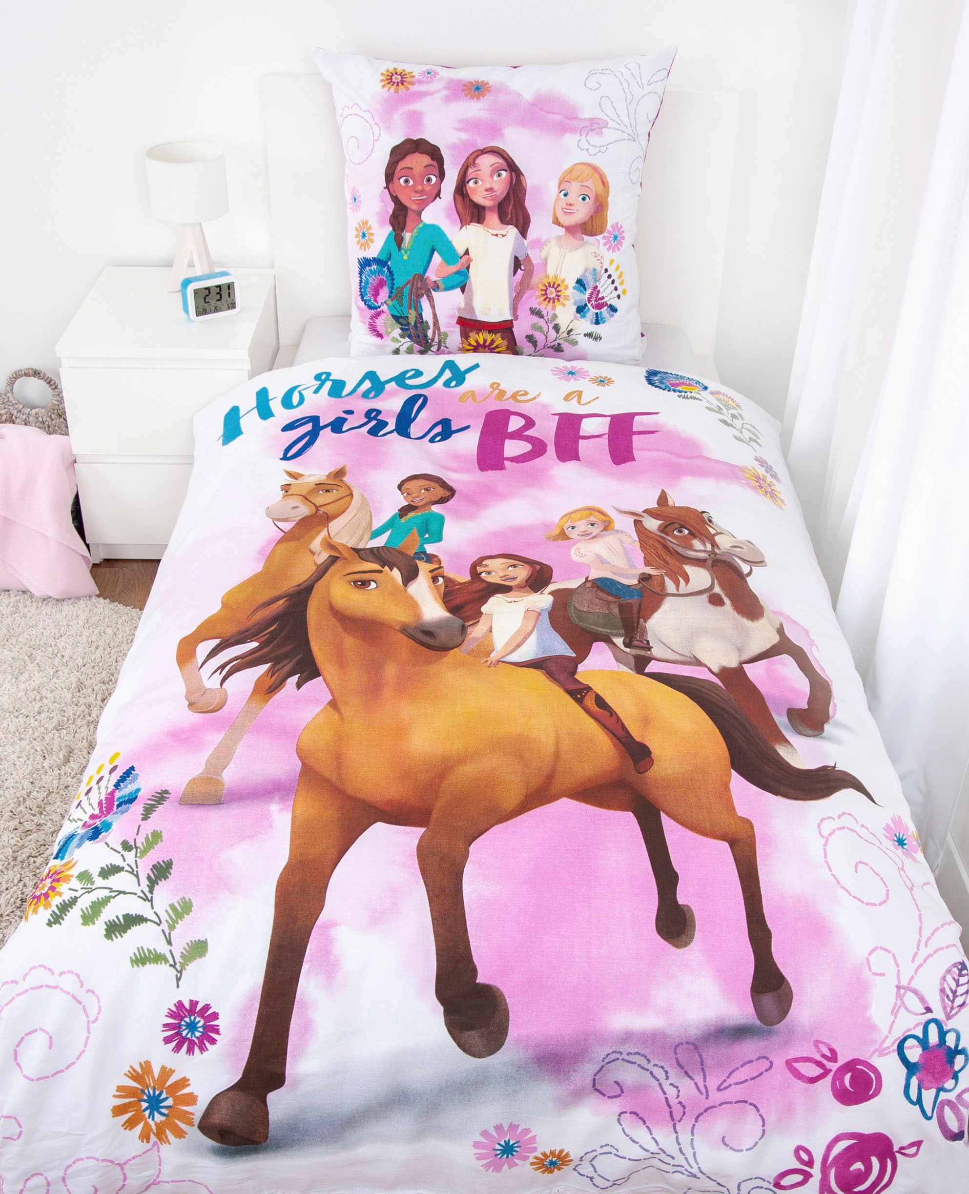   Kinderbettwäsche »Spirit« 2 Stk. mit tollem Motiv