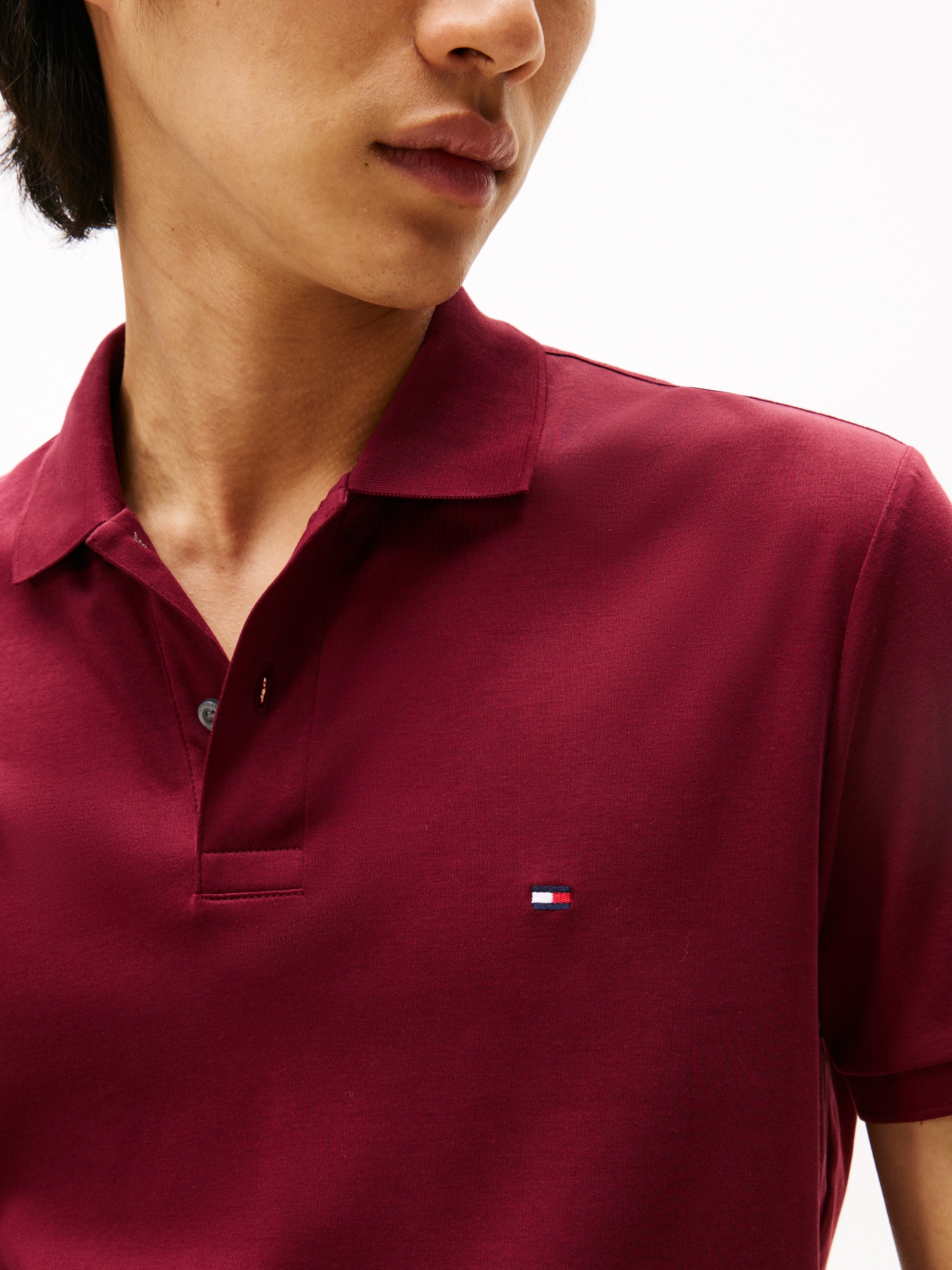 Tommy Hilfiger Polo »LIQUID COTTON REGULAR SEASONAL« mit Logostickerei