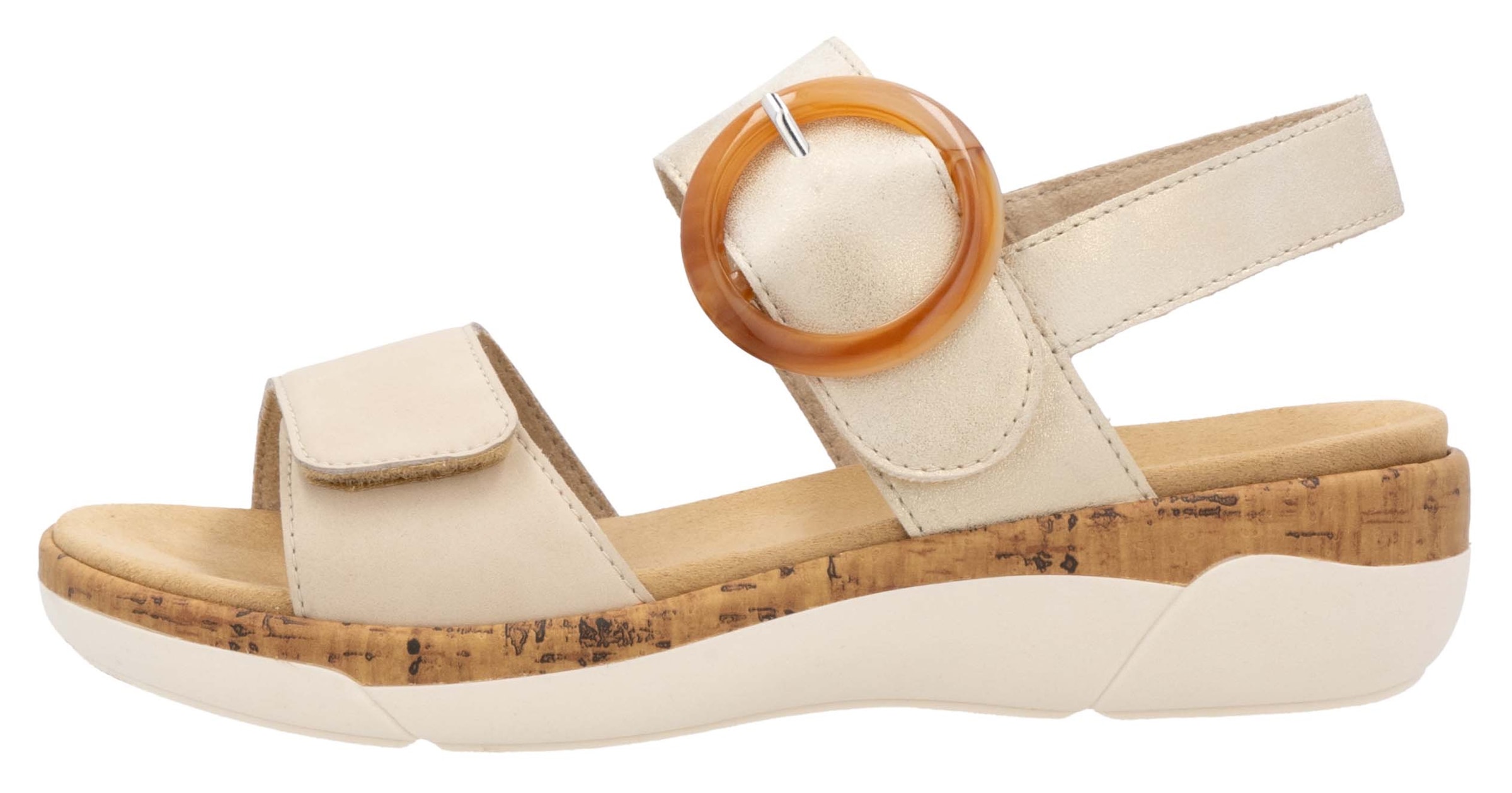 Remonte Sandales compensées  Sommerschuh, Riemchensandale, praktische Klettverschlüsse