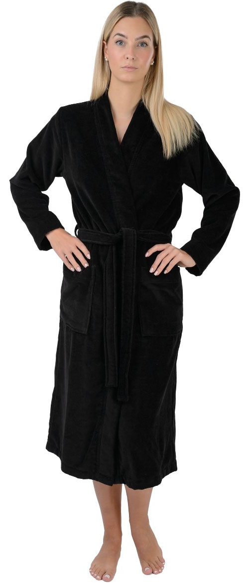 Wewo fashion Peignoir de bain femme »5810« 1 cuis Leicht-Velour