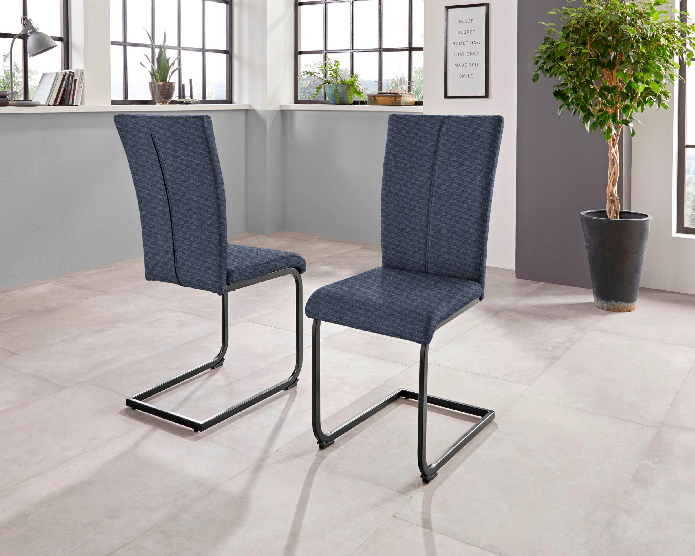 GOODproduct Chaise cantilever »Oliver« () 2 cuisStuhl belastbar bis 120 Kg