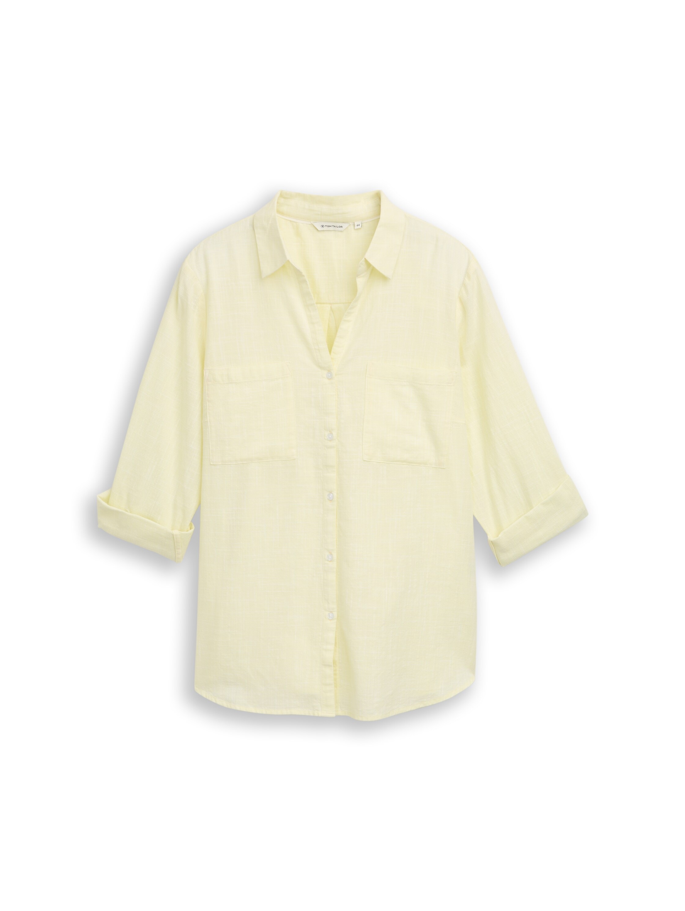 TOM TAILOR PLUS Chemisier à chemise »TTP Blouse« avec poches poitrine appliquées
