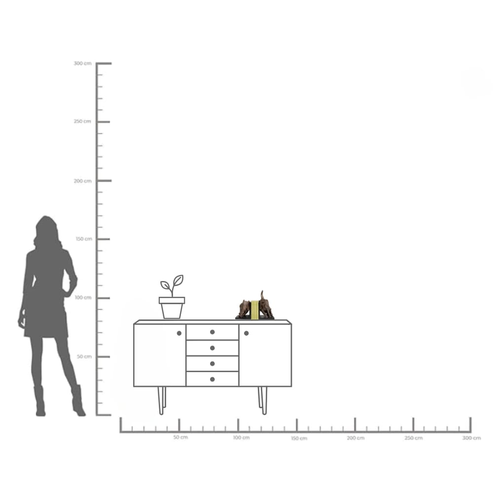 Kare Design Buchstütze »Buchstütze Elephants 25 (2/Set)«