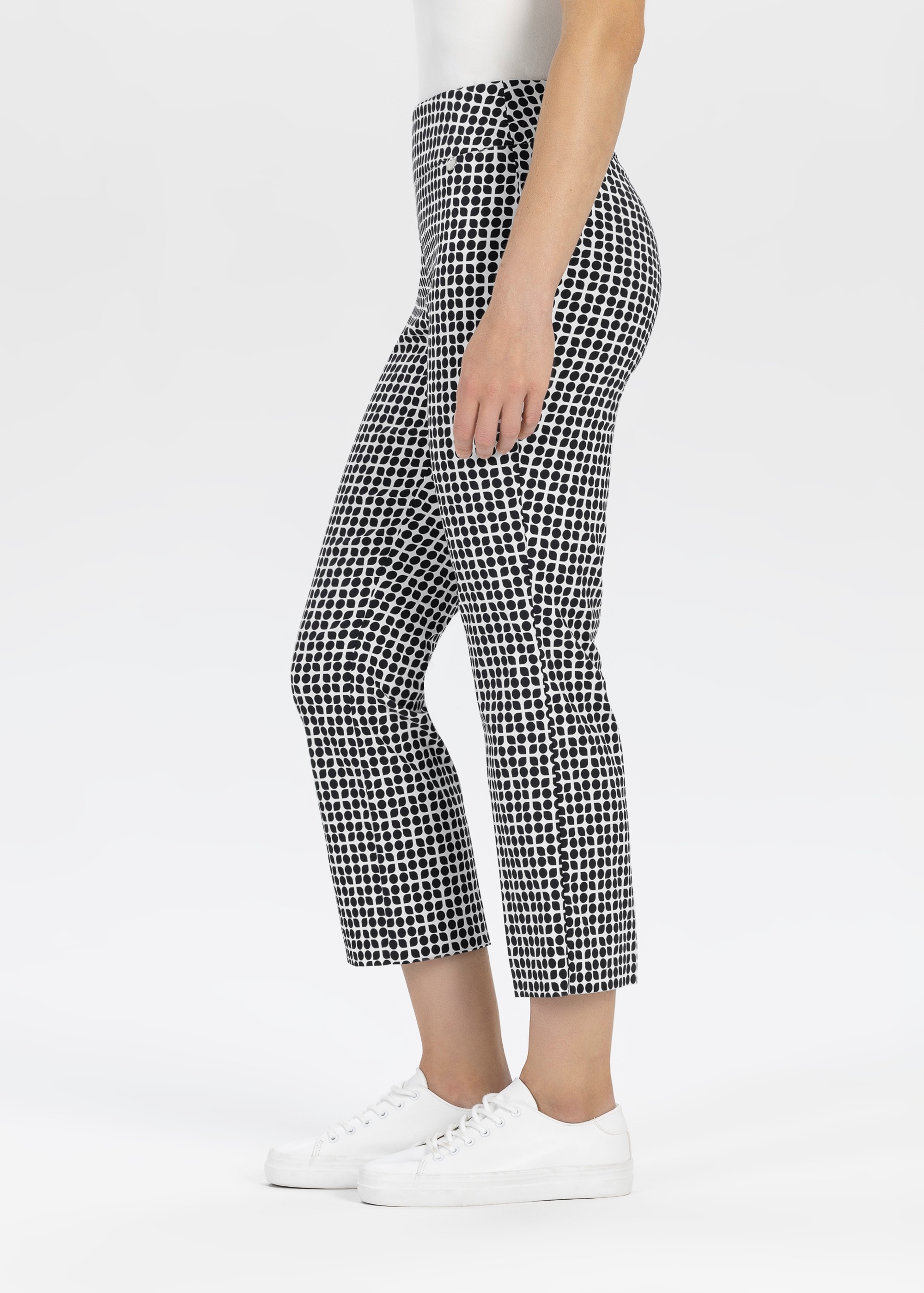 Stehmann Stoffhose  Sommerhose mit grafischem Muster