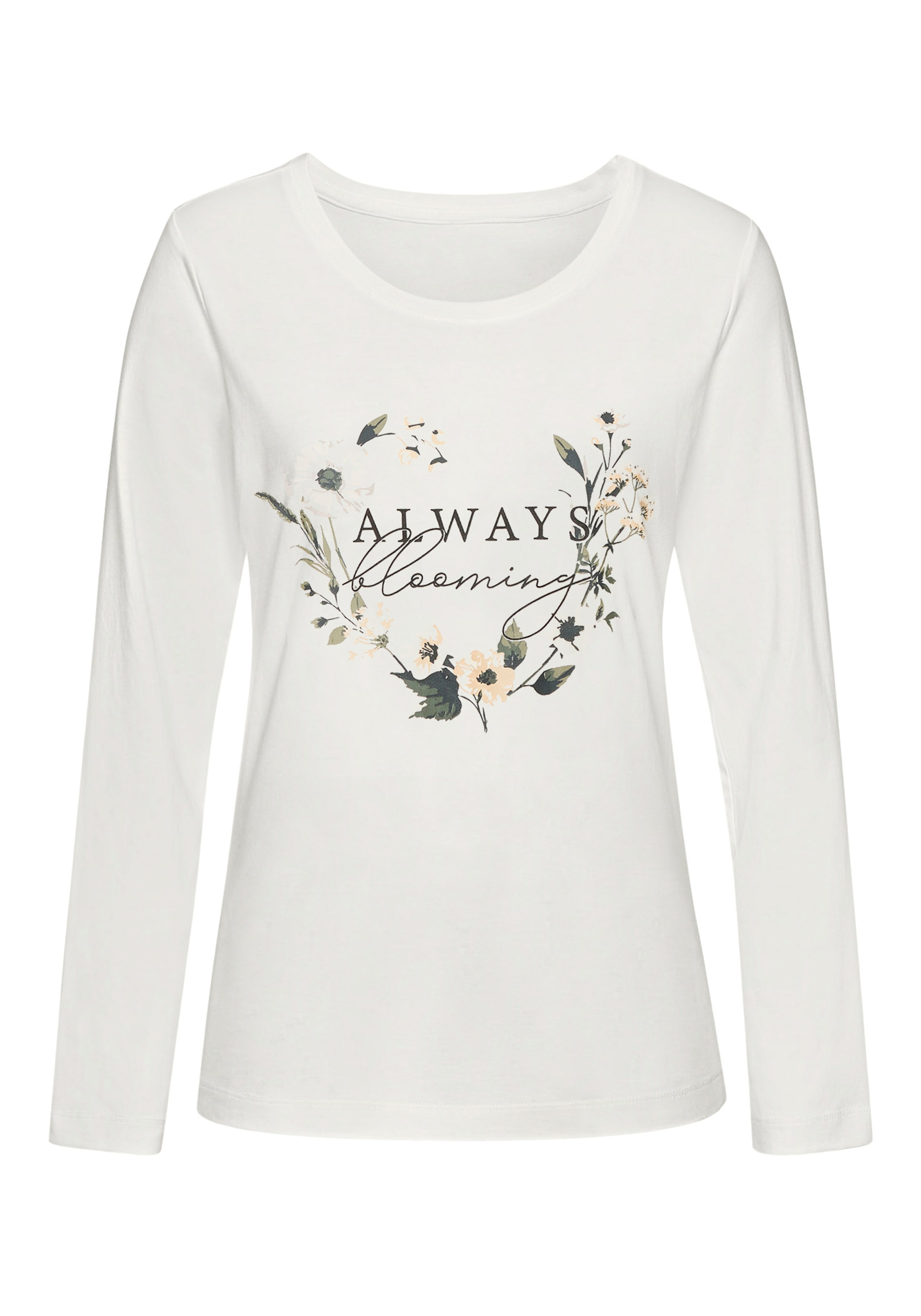 LASCANA Pyjama 2-teilig, 2 pièces mit schönem Blumenmuster