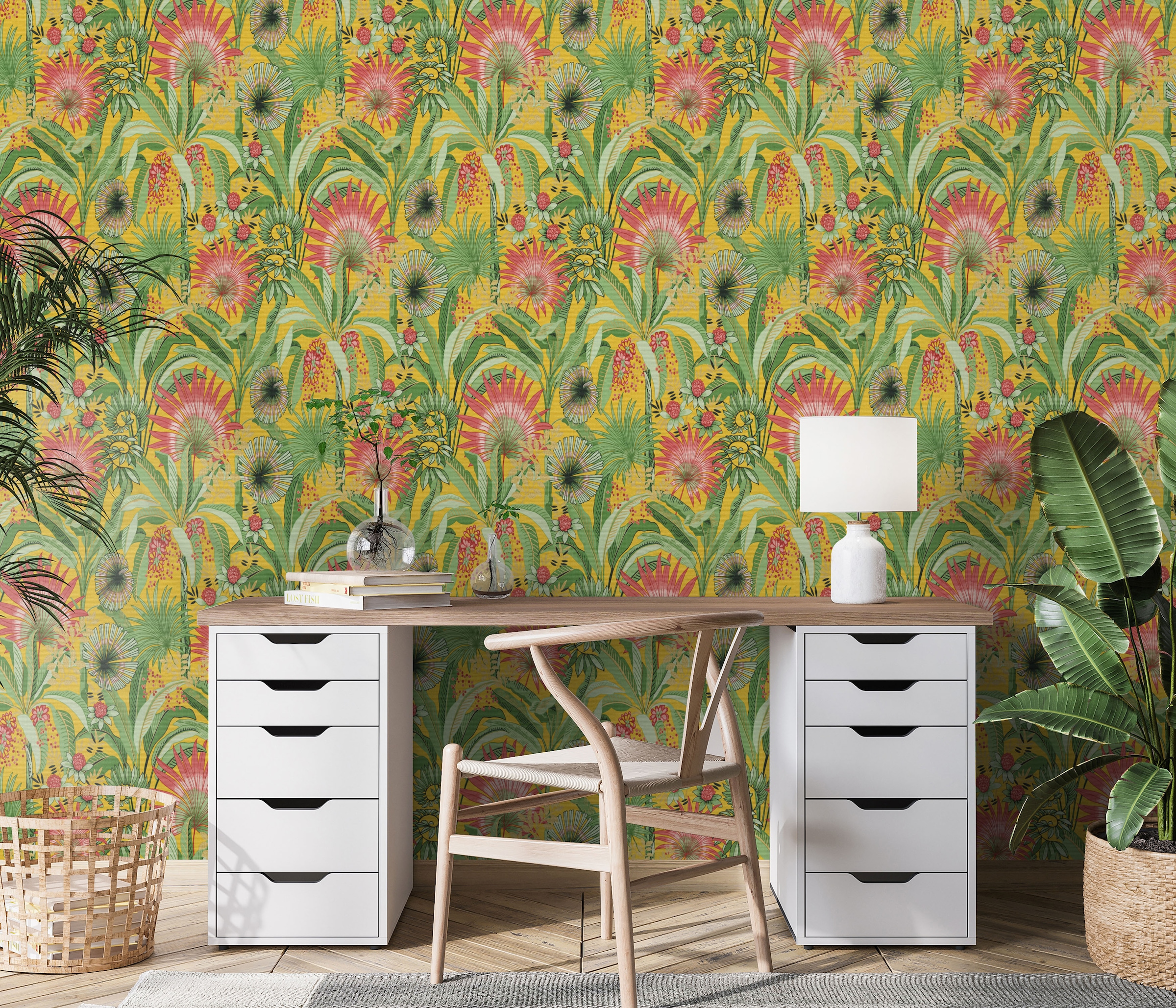 Erismann Papier peint intissé »Vliestapete Flower Power« gaufrée sans phtalates