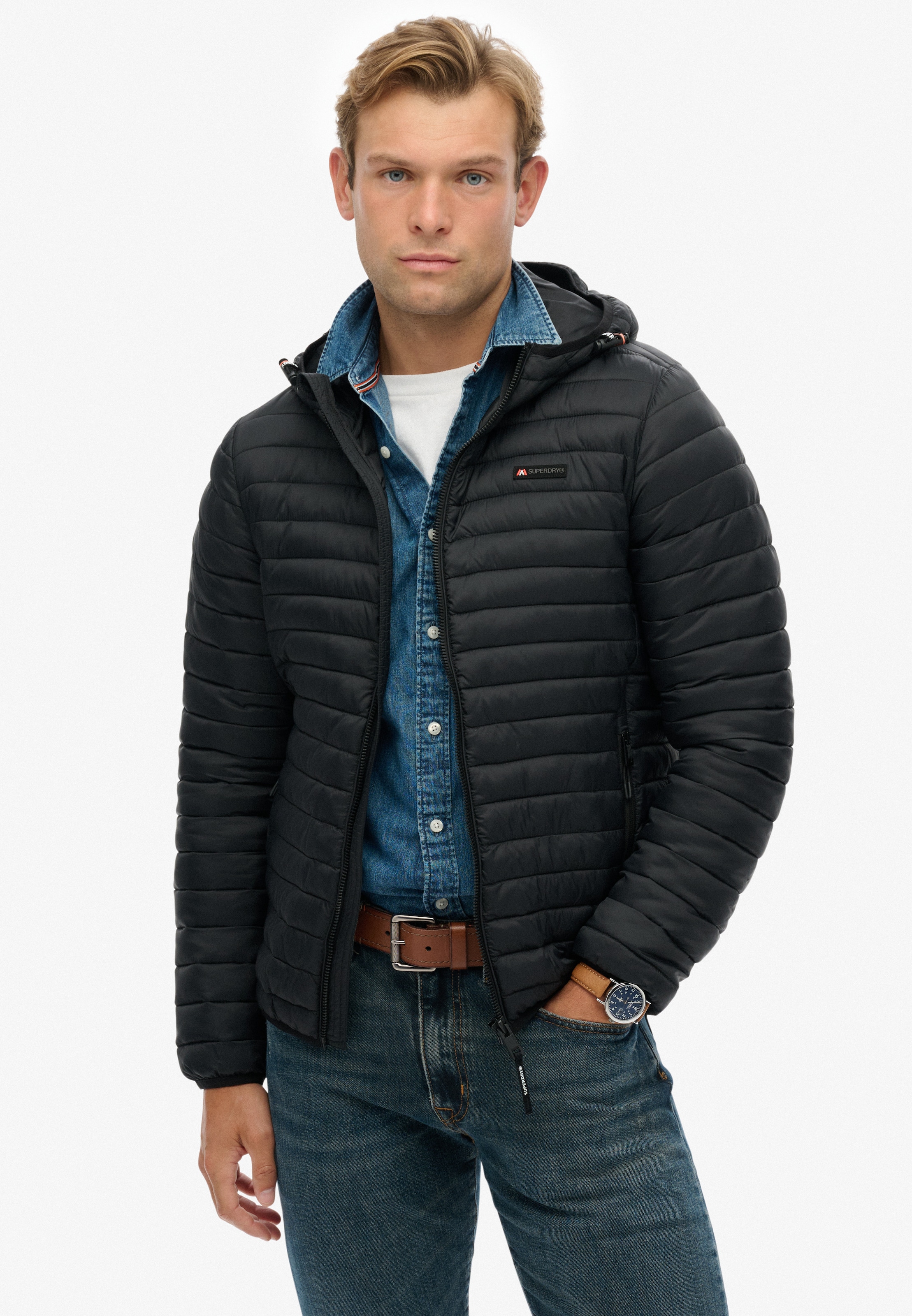 Superdry Steppjacke »HOODED FUJI LITE JACKET«