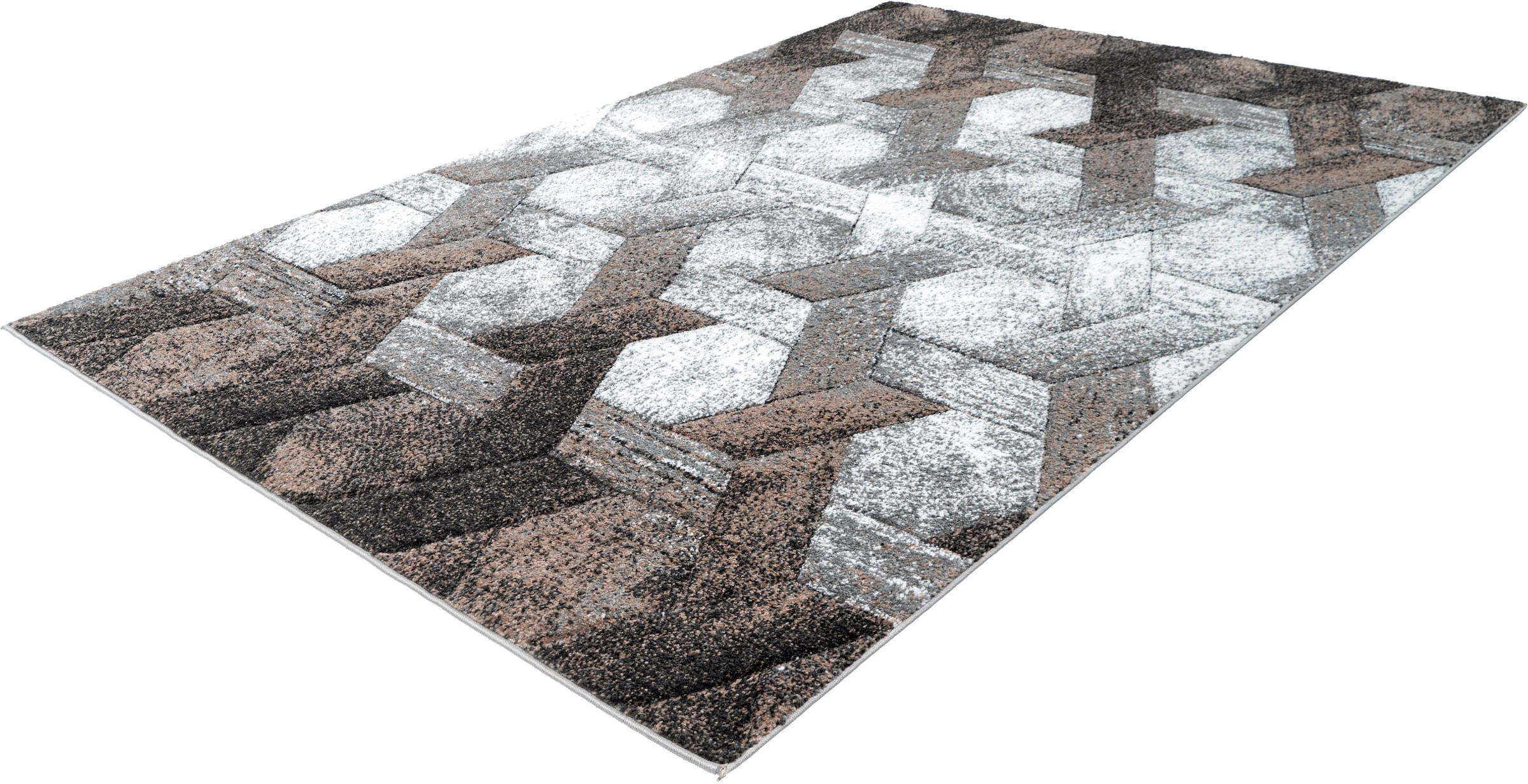 calo-deluxe Tapis »Astro 301« Rectangulaire 14 mm Höhe Kurzflor, Wohnzimmer