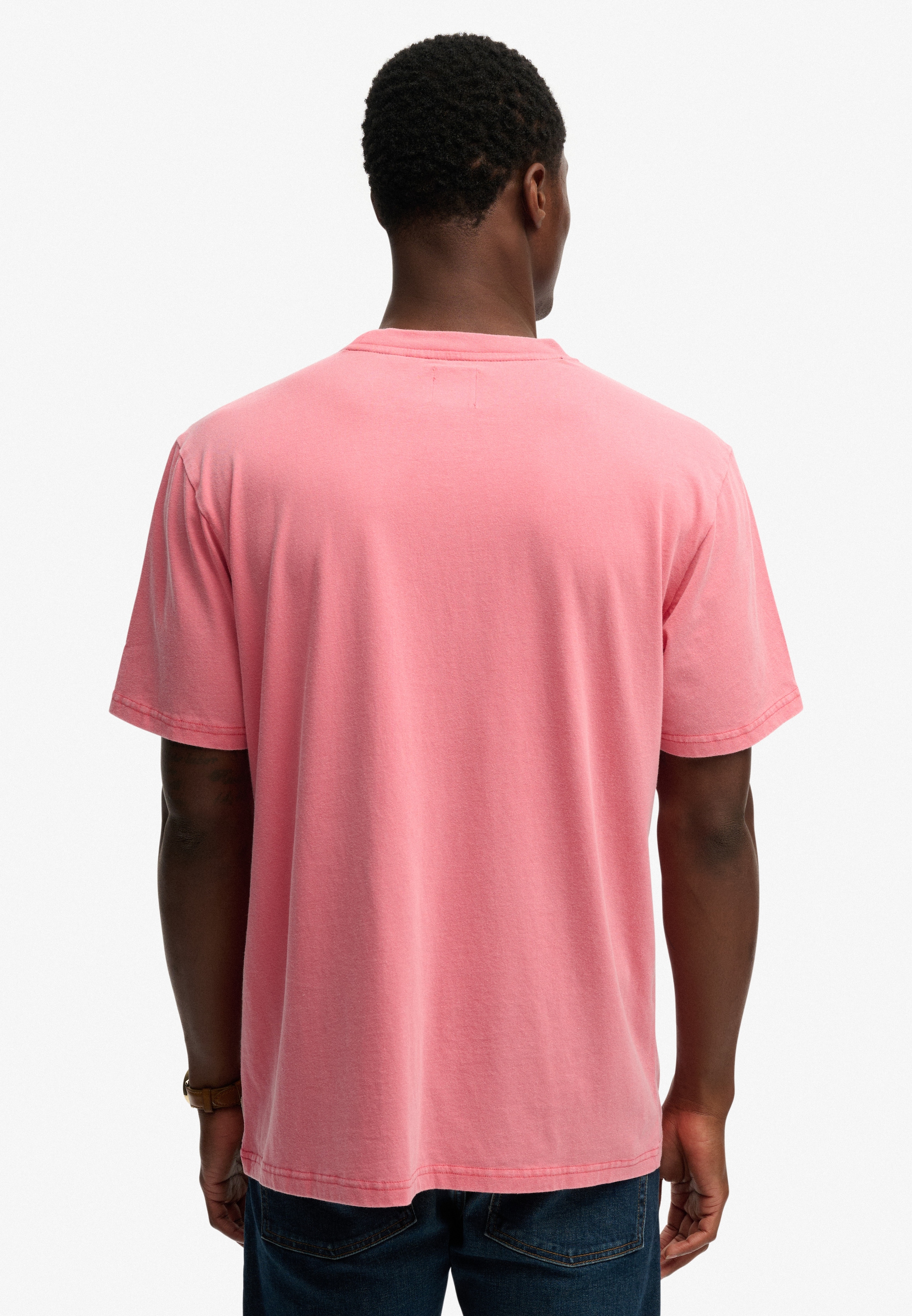 Superdry Shirt à col rond »ROADSIDE TRADE LOOSE TEE« Loose Fit, en coton et jersey simple, avec imprimé, facile d'entretien