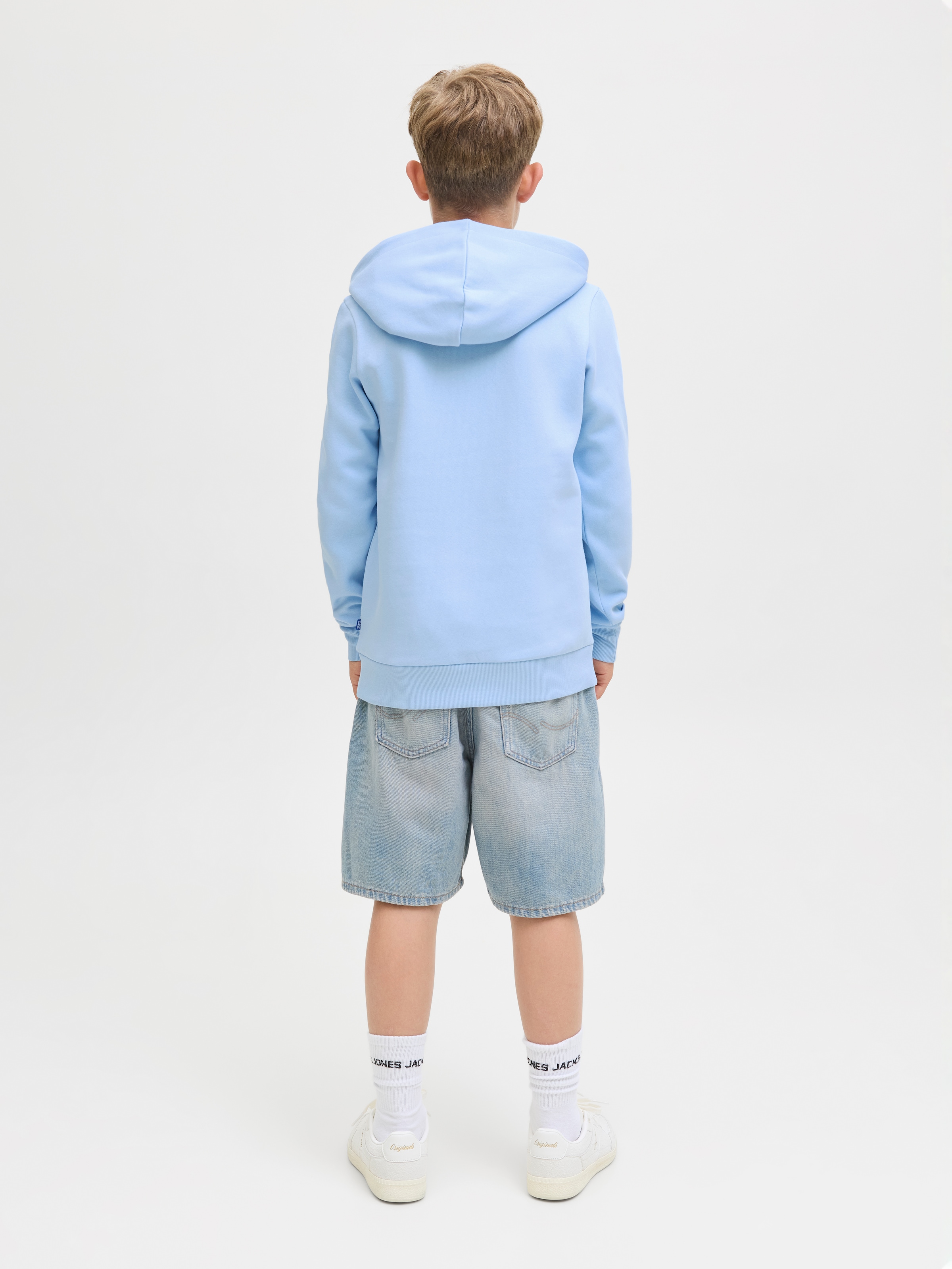 Jack & Jones Junior Kapuzensweatshirt »JJELOGO SWEAT HOOD 2 COL AW25 NOOS JNR«
